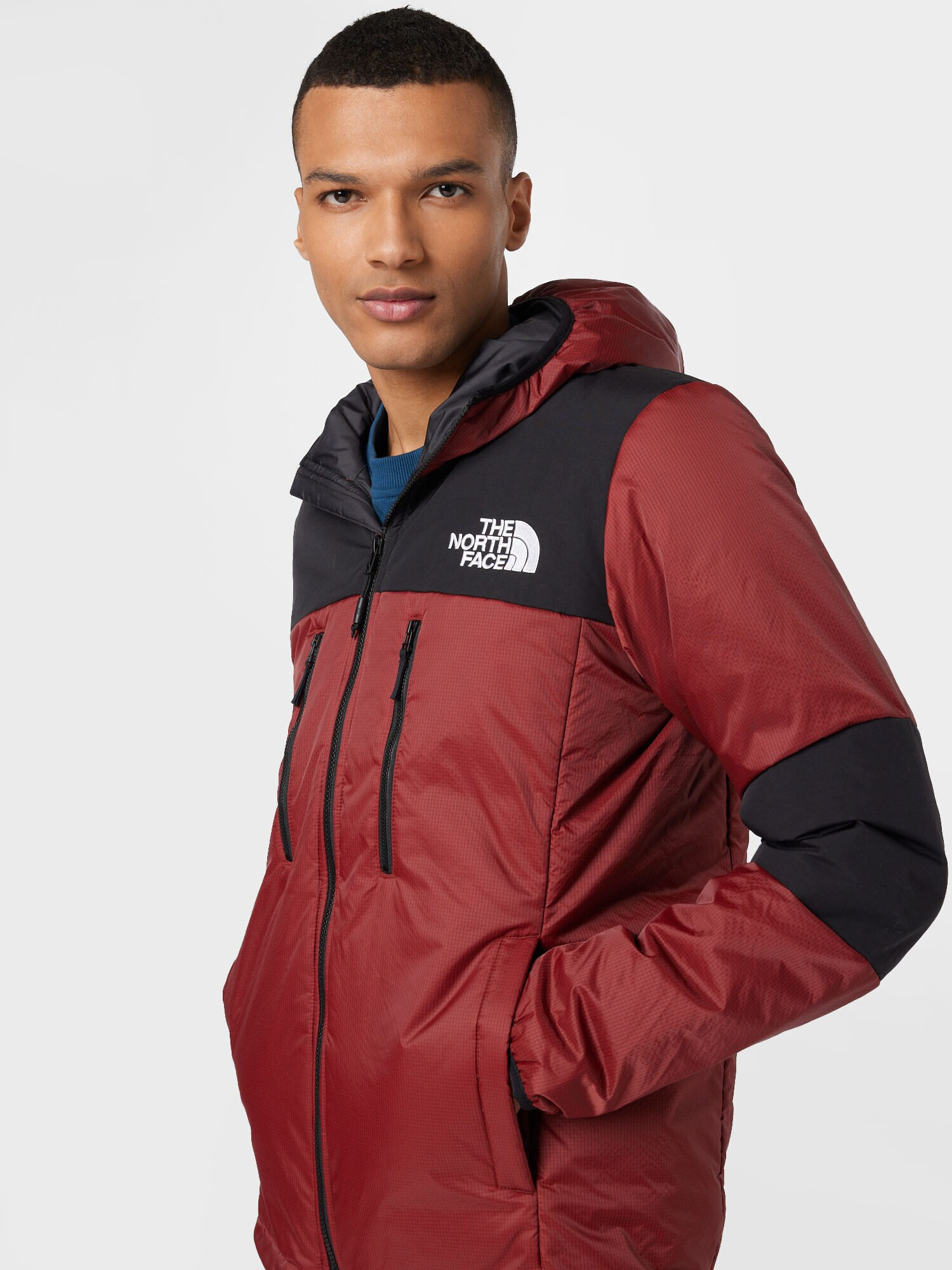 THE NORTH FACE Prehodna jakna 'Himalayan' temno rdeča / črna - Pepit.si