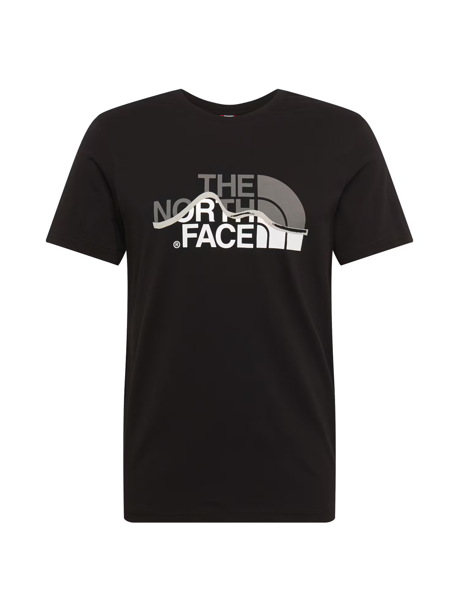 THE NORTH FACE T-Shirt 'Mountain Line' črna / bela - Pepit.si