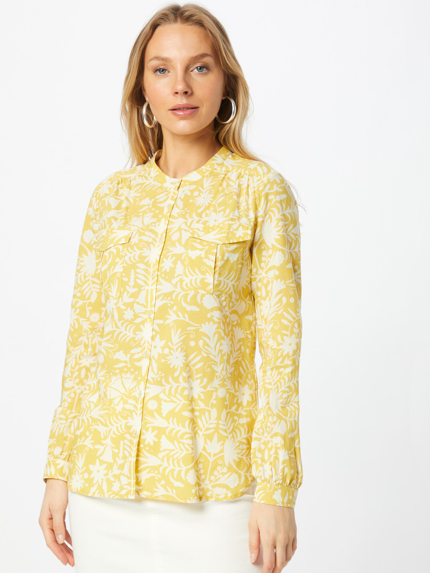 Thought Bluza 'OTOMI' rumena / bela - Pepit.si