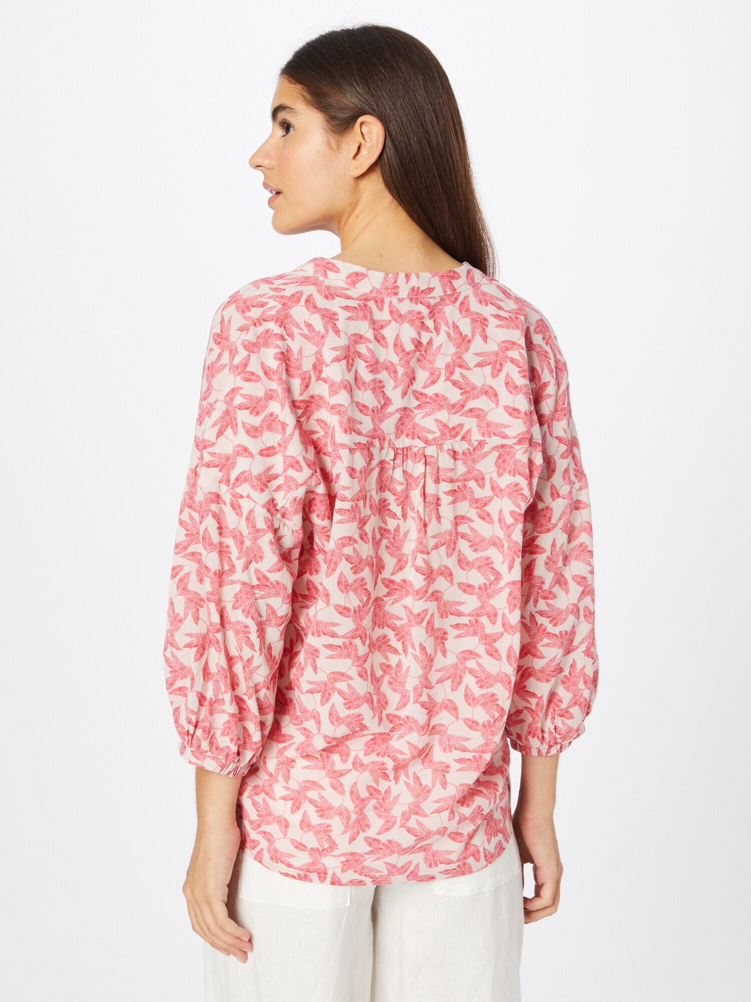 Thought Bluza 'THACKERY TIE FRONT BLOUSE' roza - Pepit.si