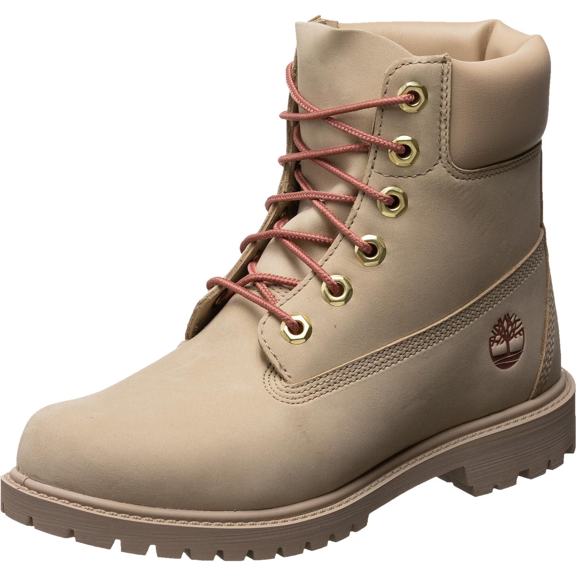 TIMBERLAND Gležnarji z vezalkami bež / rjasto rjava - Pepit.si