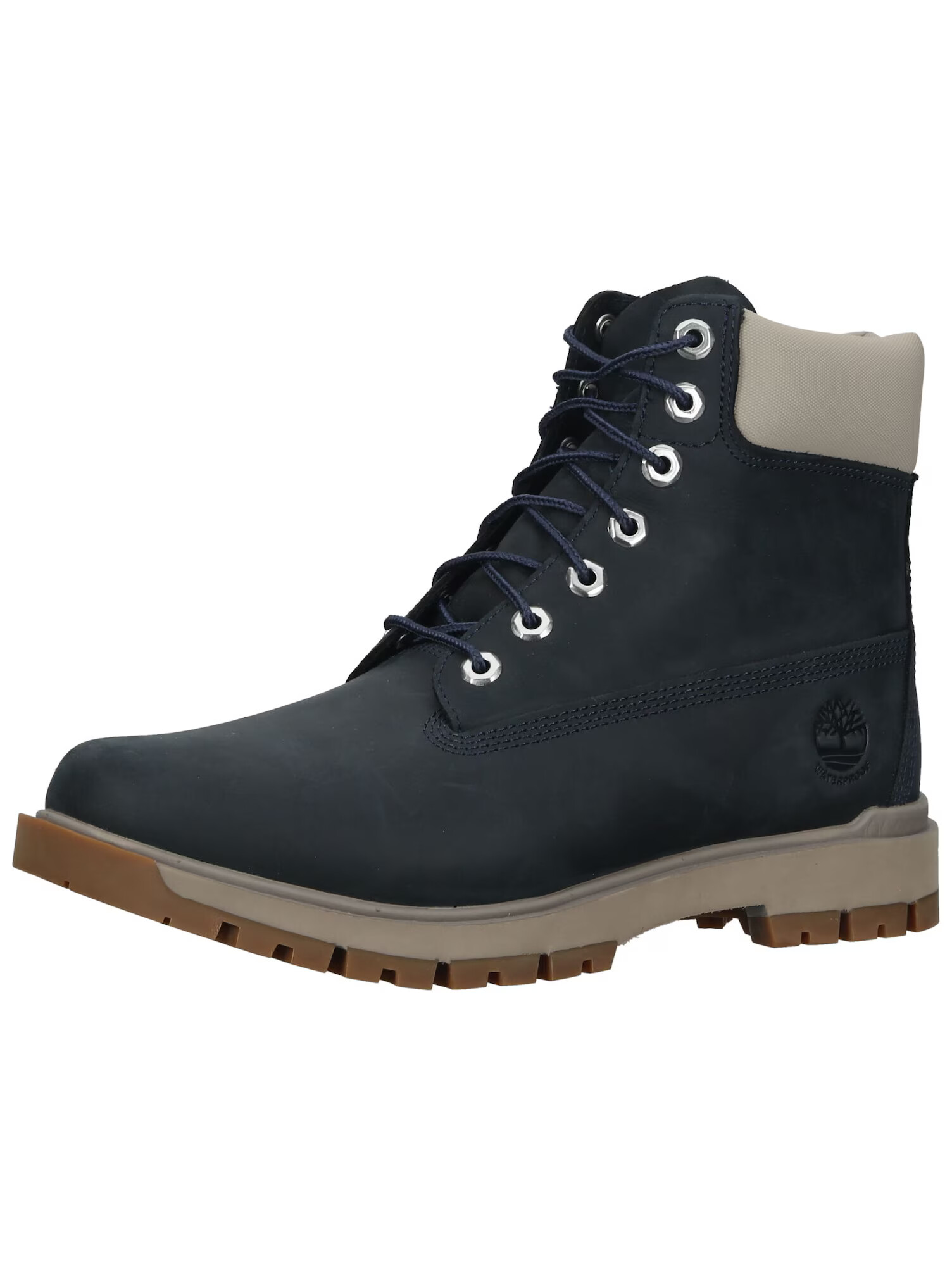 TIMBERLAND Gležnarji z vezalkami mornarska / temno siva - Pepit.si