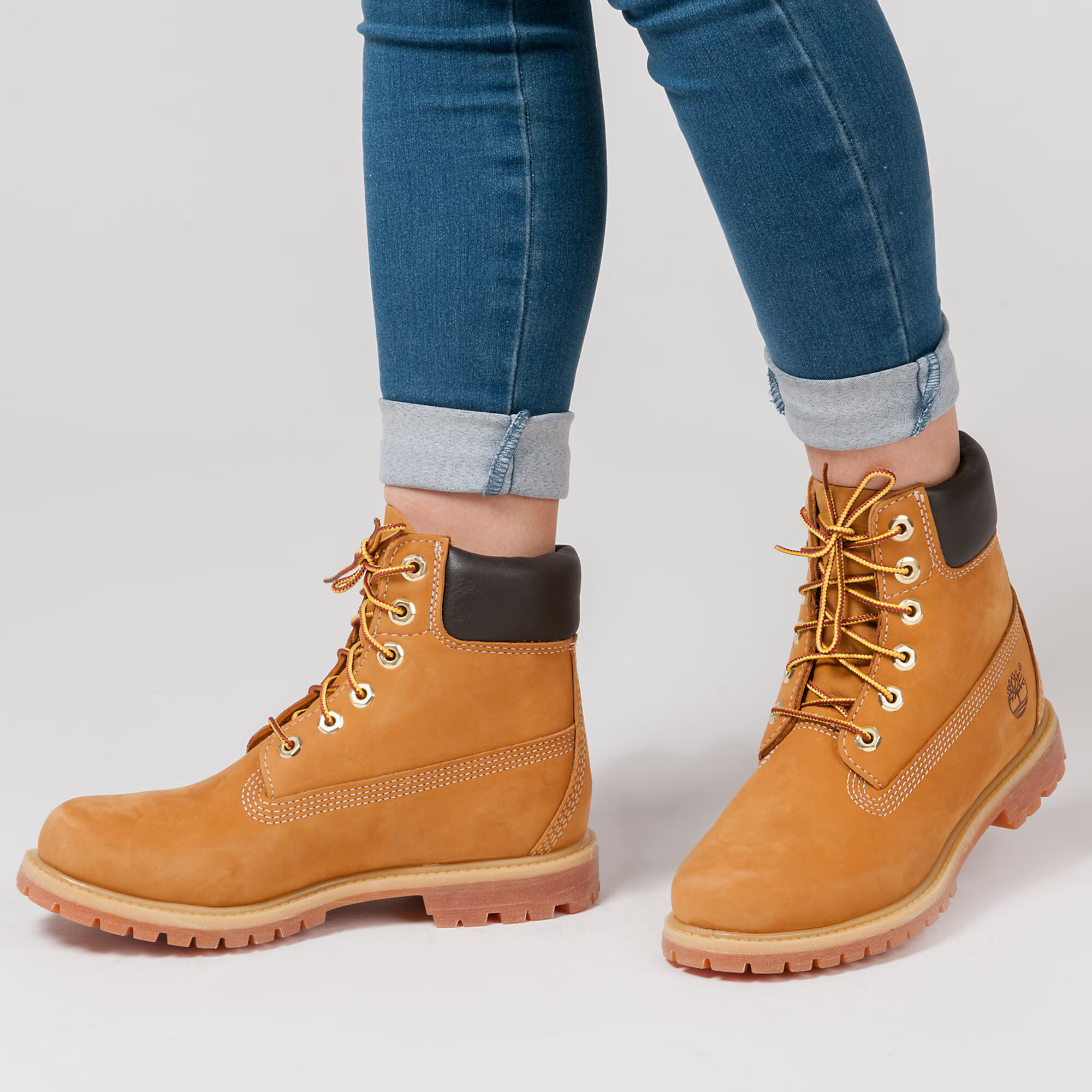 TIMBERLAND Gležnarji z vezalkami 'Prem Wheat' bež / temno rjava - Pepit.si