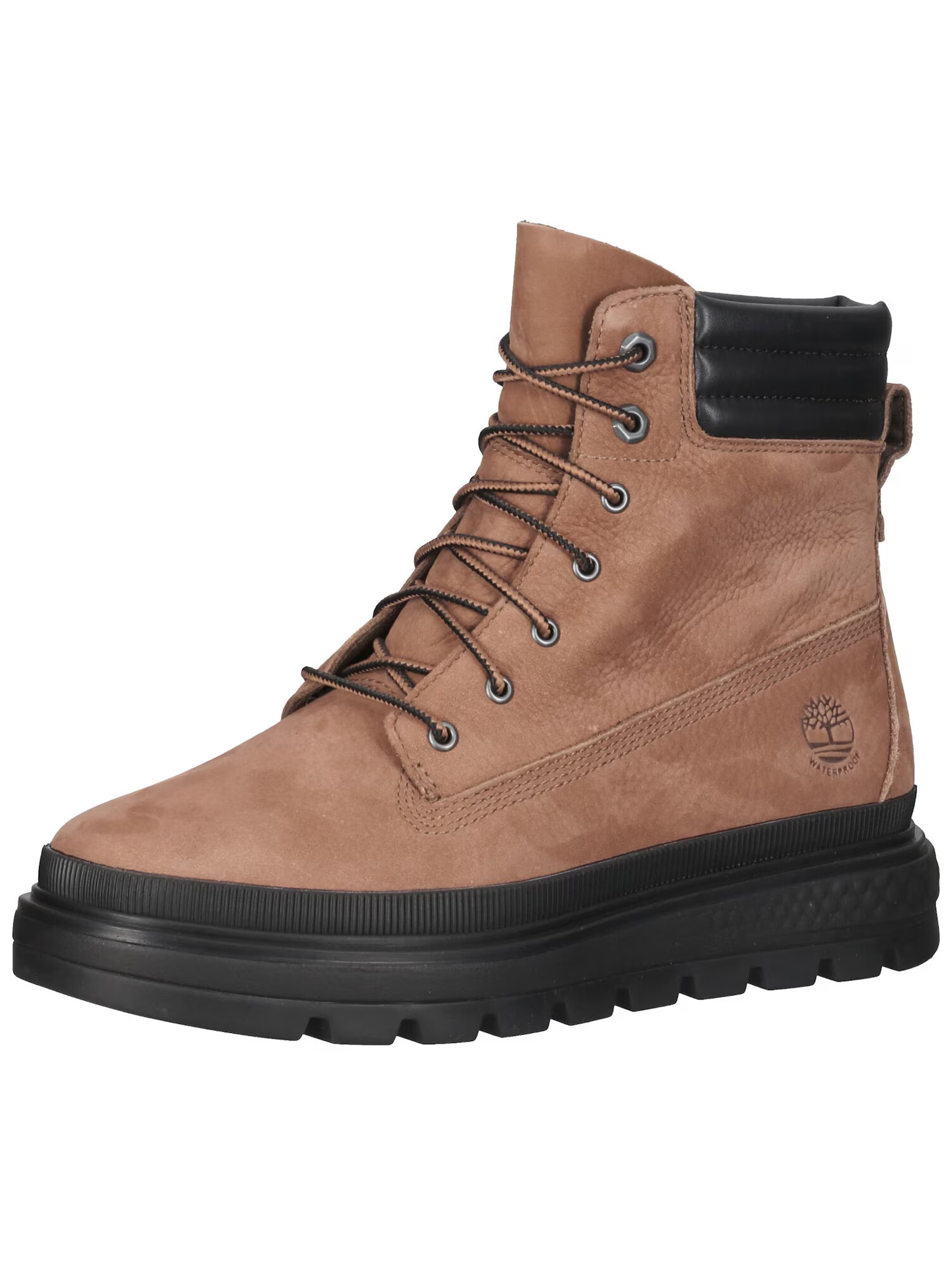 TIMBERLAND Gležnarji z vezalkami 'Ray City 6 in Boot WP - Greenstride' karamel / črna - Pepit.si