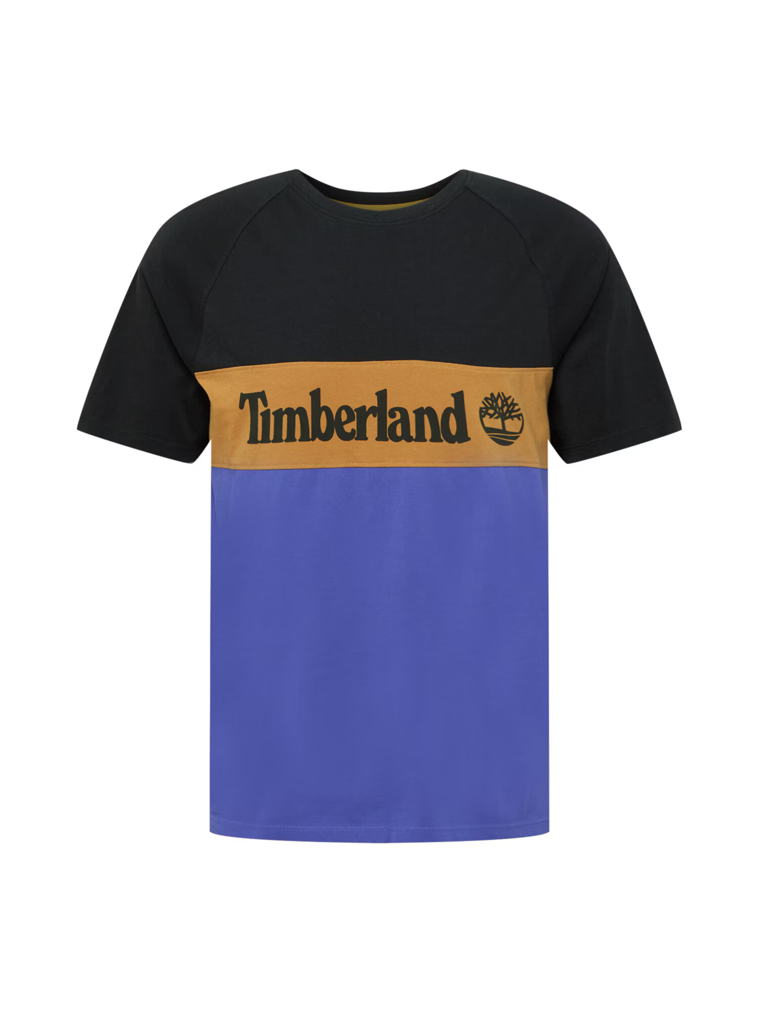 TIMBERLAND Majica črna / svetlo rjava / temno liila - Pepit.si