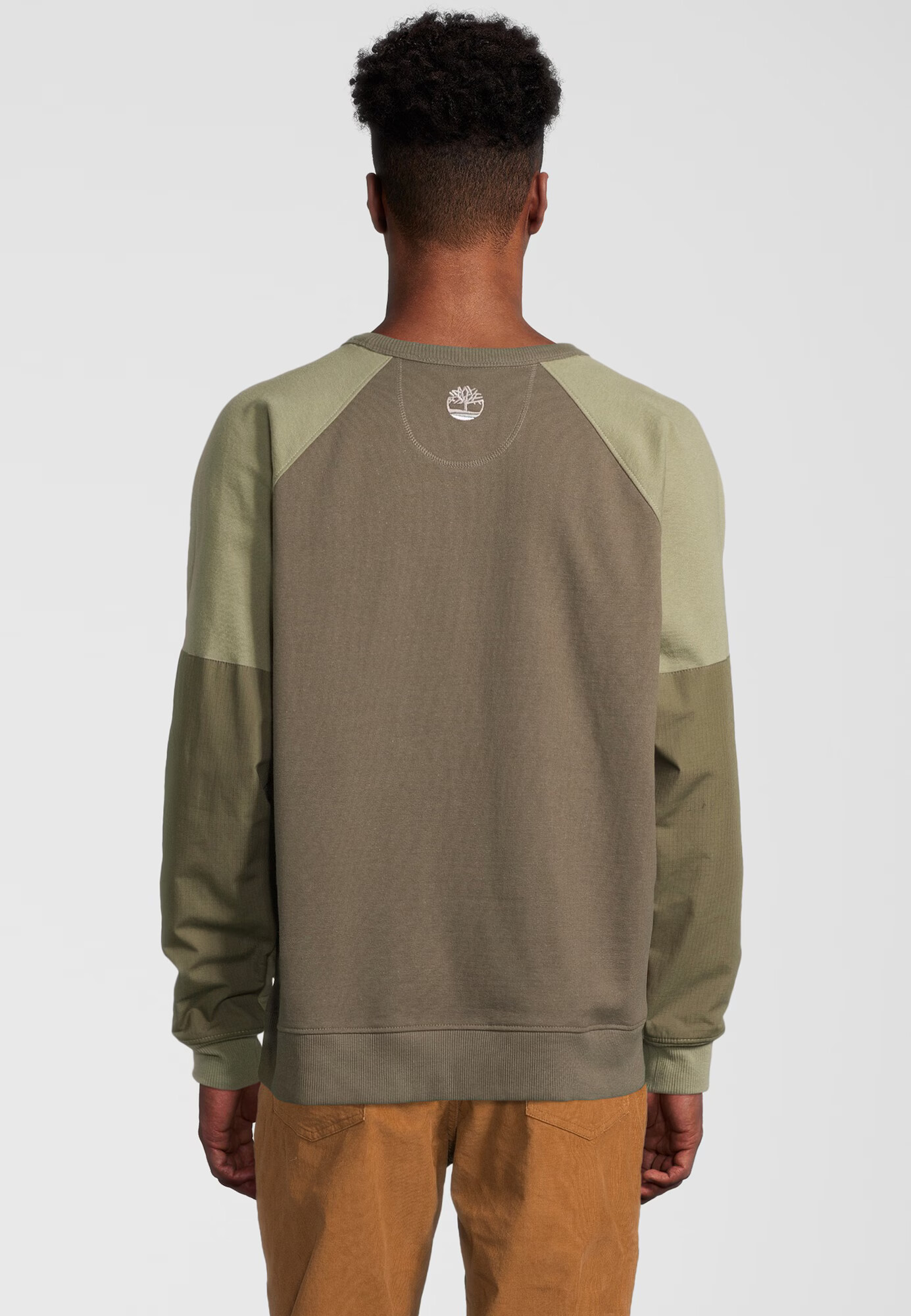 TIMBERLAND Majica 'EK+ Pocket Crew Neck' zelena / temno zelena - Pepit.si