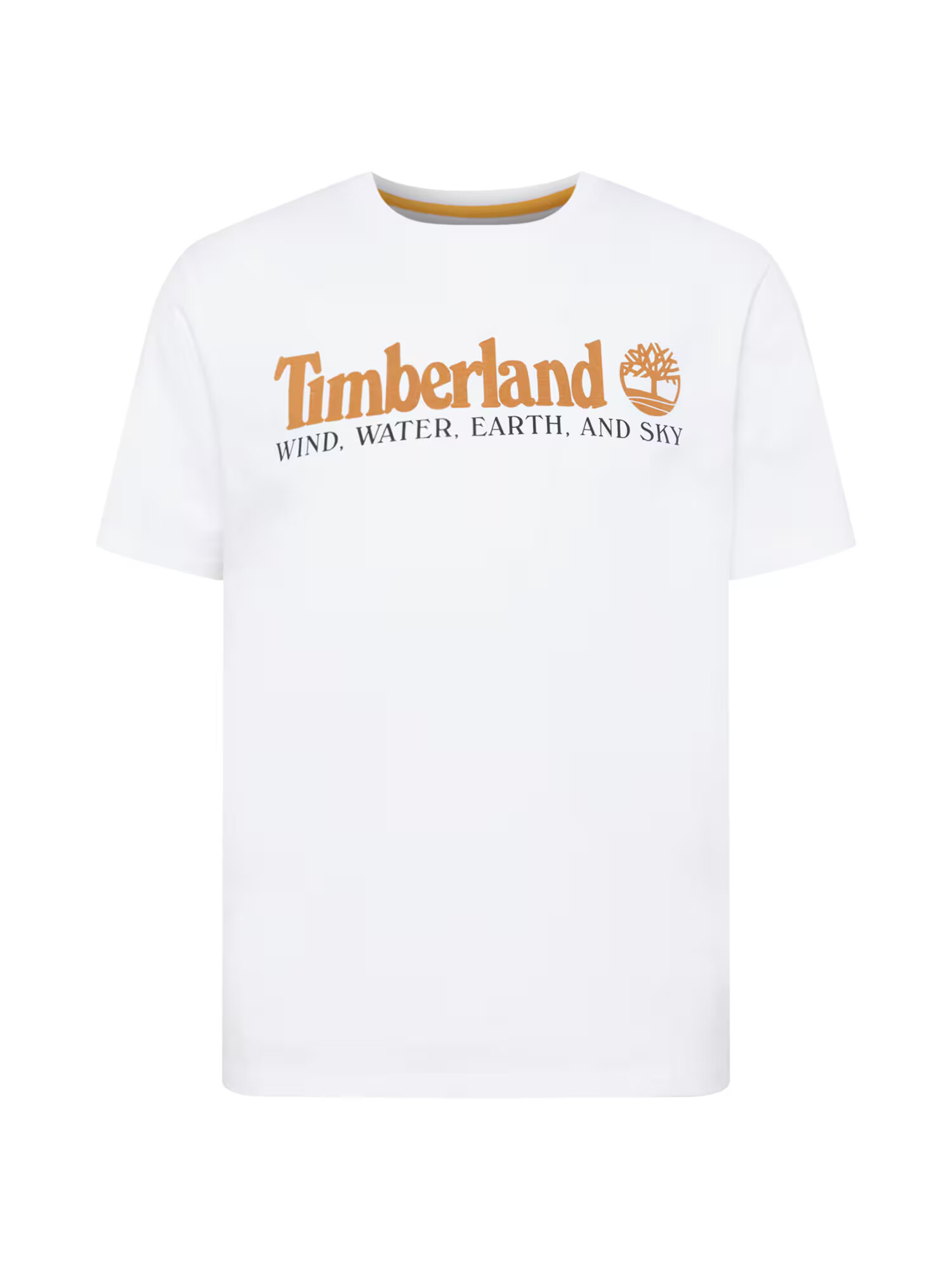 TIMBERLAND Majica oranžna / črna / bela - Pepit.si