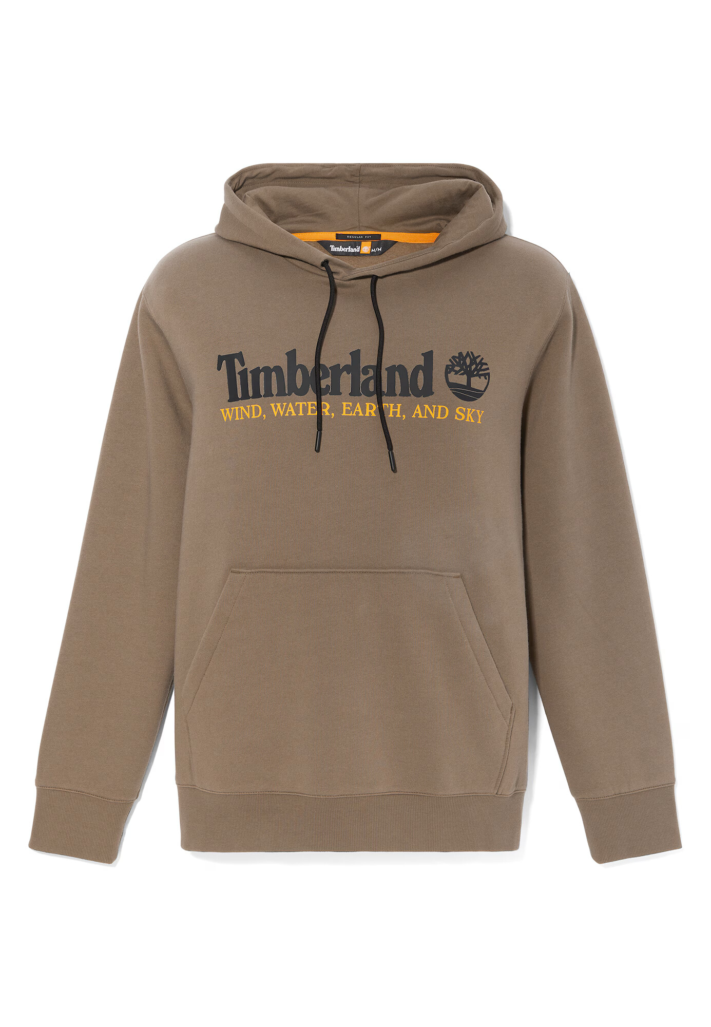 TIMBERLAND Majica rjava / oranžna / črna - Pepit.si