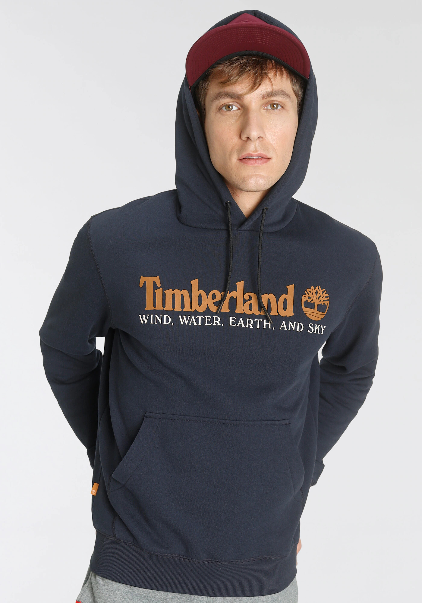 TIMBERLAND Majica safir / oranžna / bela - Pepit.si