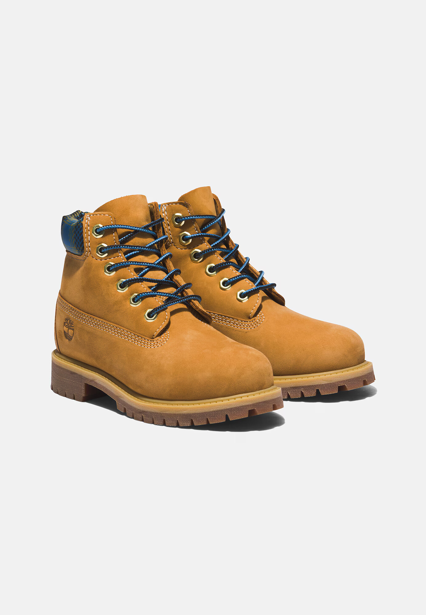 TIMBERLAND Gležnarji z vezalkami modra / rjava / črna - Pepit.si