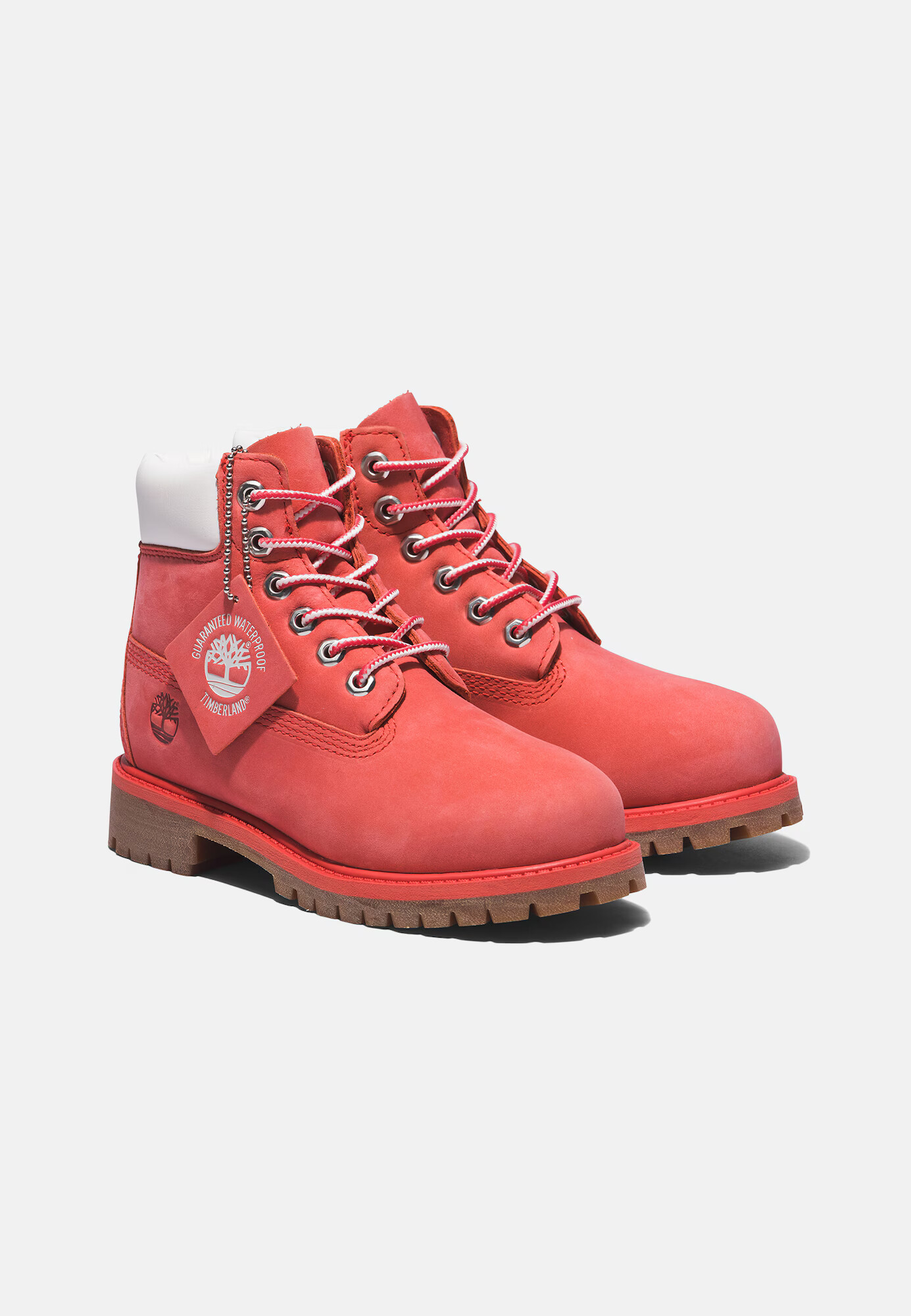 TIMBERLAND Gležnarji z vezalkami melona / bela - Pepit.si