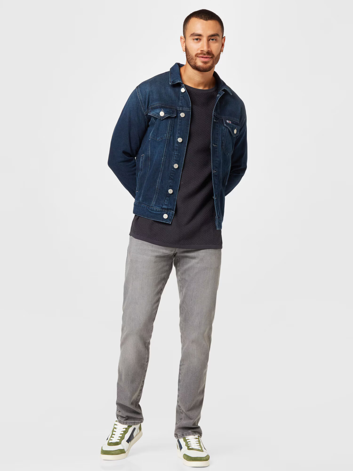 TOM TAILOR DENIM Pulover antracit - Pepit.si