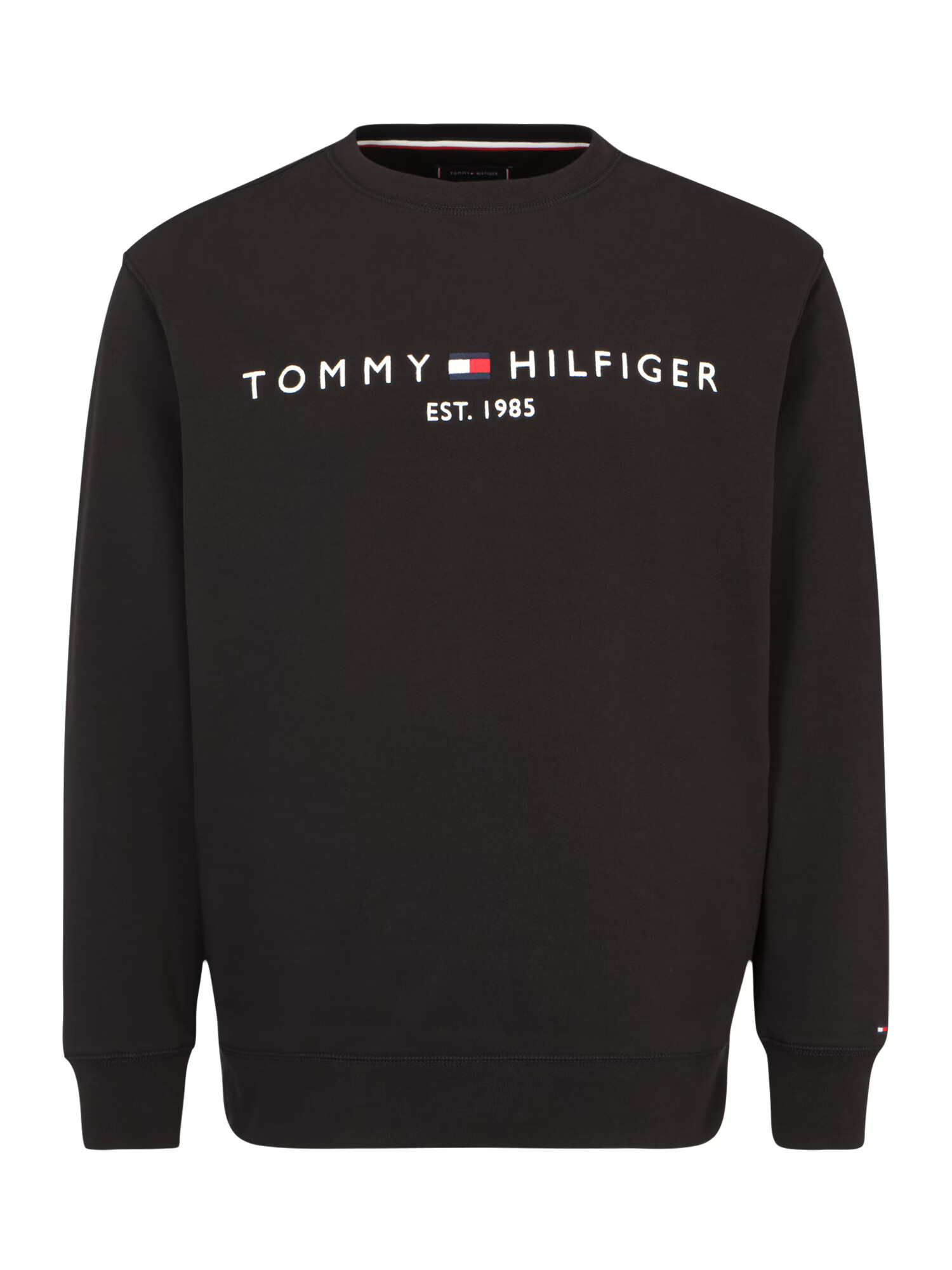 Tommy Hilfiger Big & Tall Majica črna / bela - Pepit.si