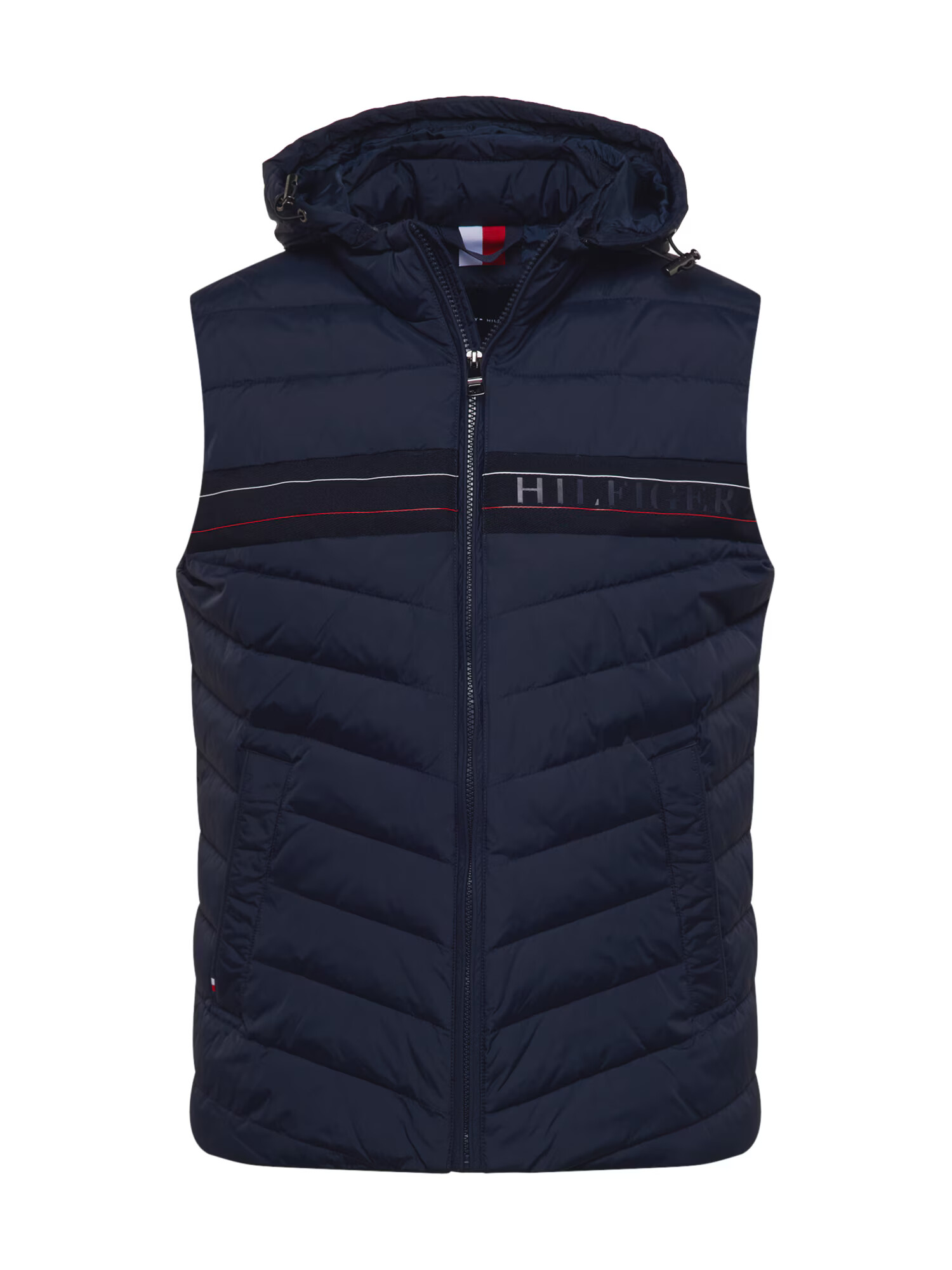 TOMMY HILFIGER Brezrokavnik rdeča / bela / mornarska / nočno modra - Pepit.si