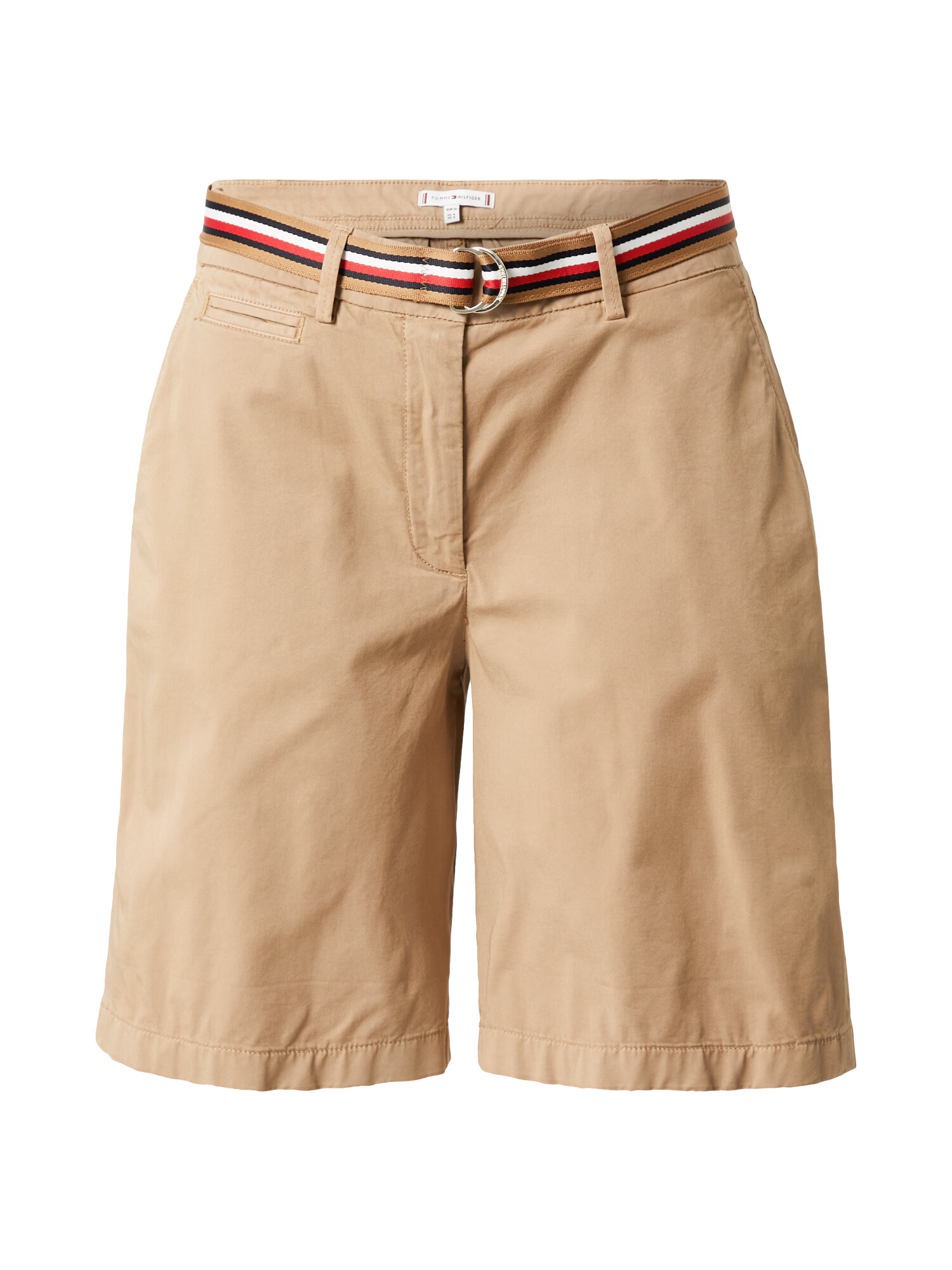 TOMMY HILFIGER Chino hlače pesek / temno modra / živo rdeča / bela - Pepit.si