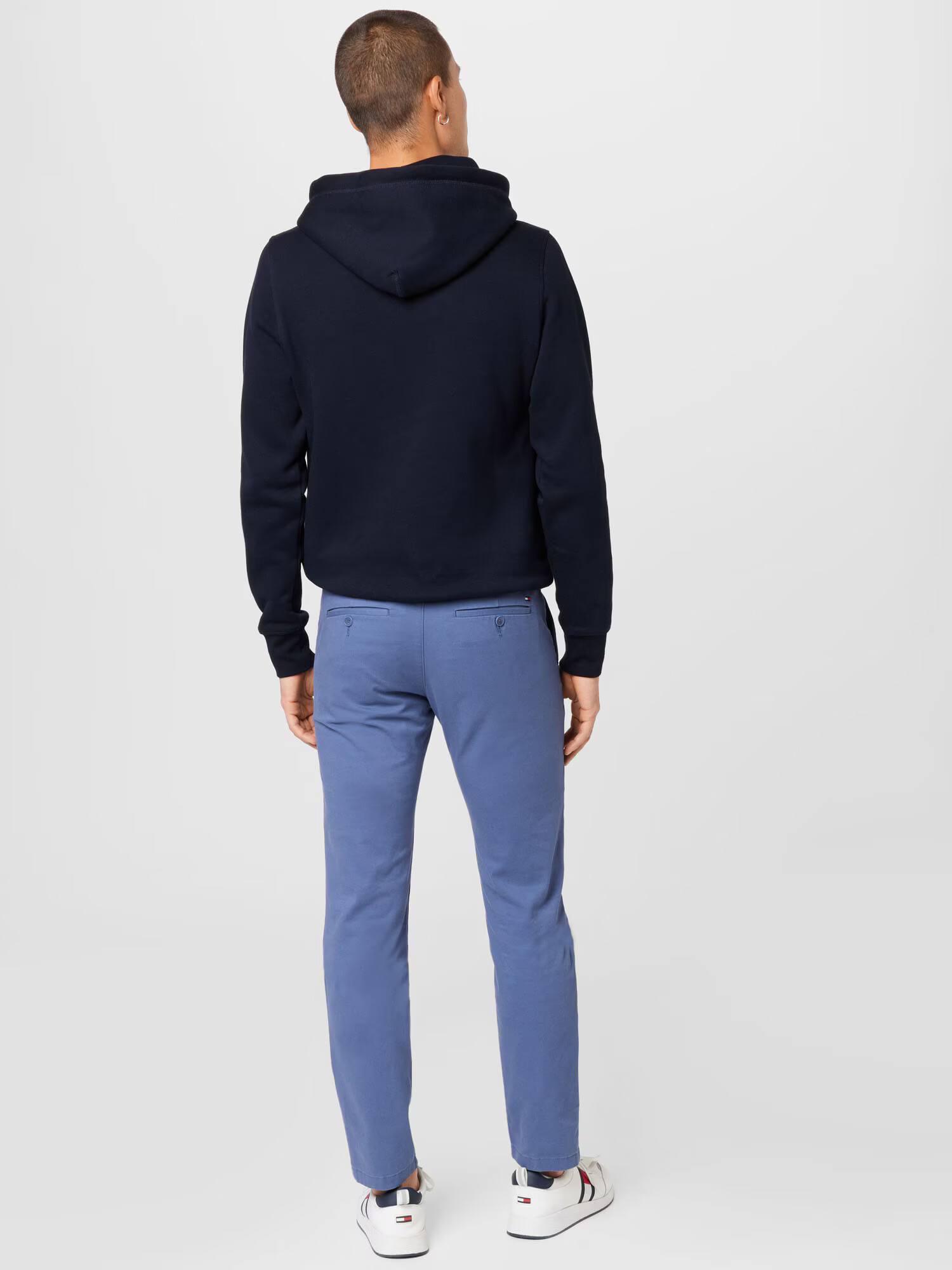 TOMMY HILFIGER Chino hlače 'Bleecker' dimno modra - Pepit.si