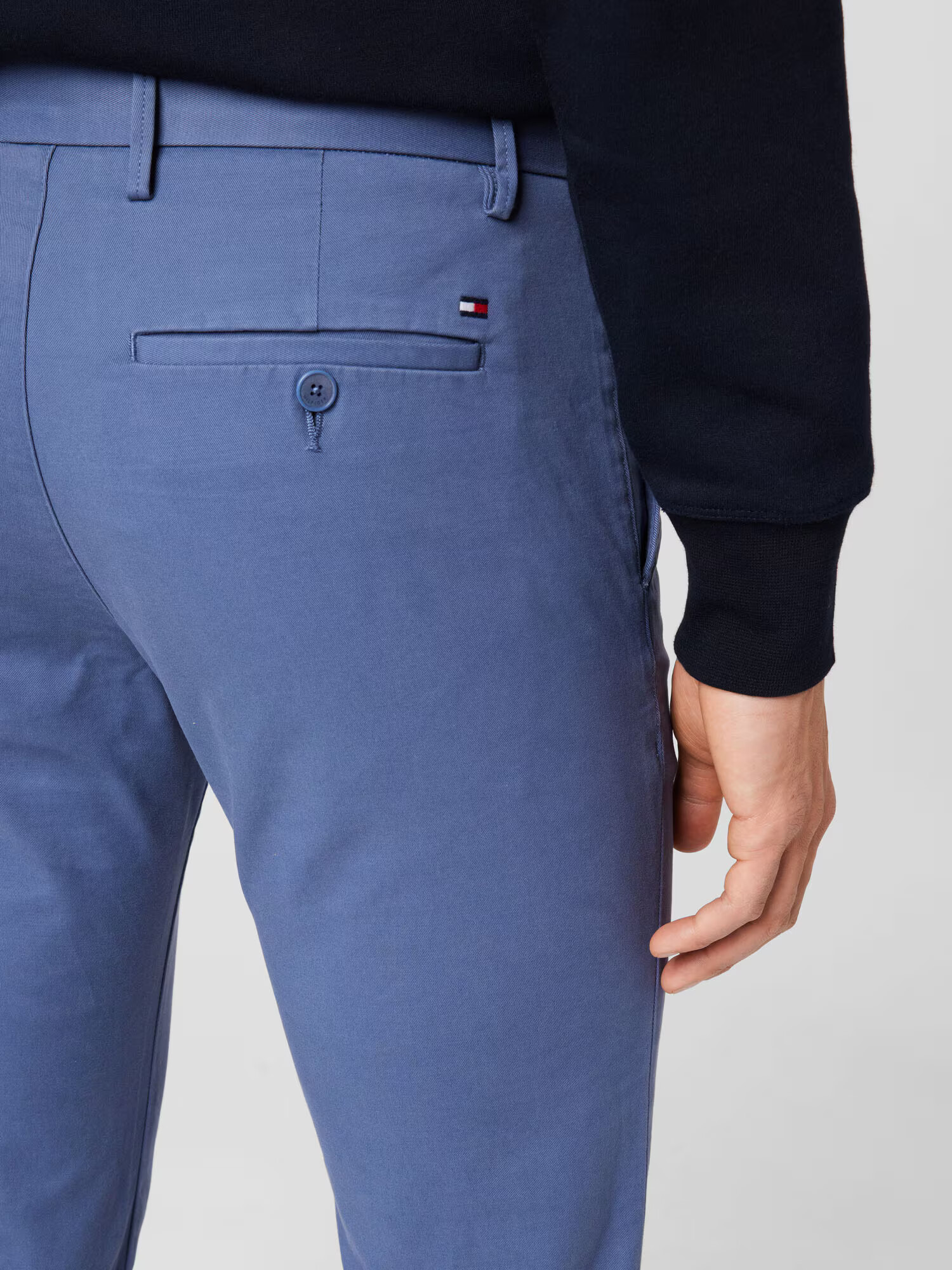 TOMMY HILFIGER Chino hlače 'Bleecker' dimno modra - Pepit.si