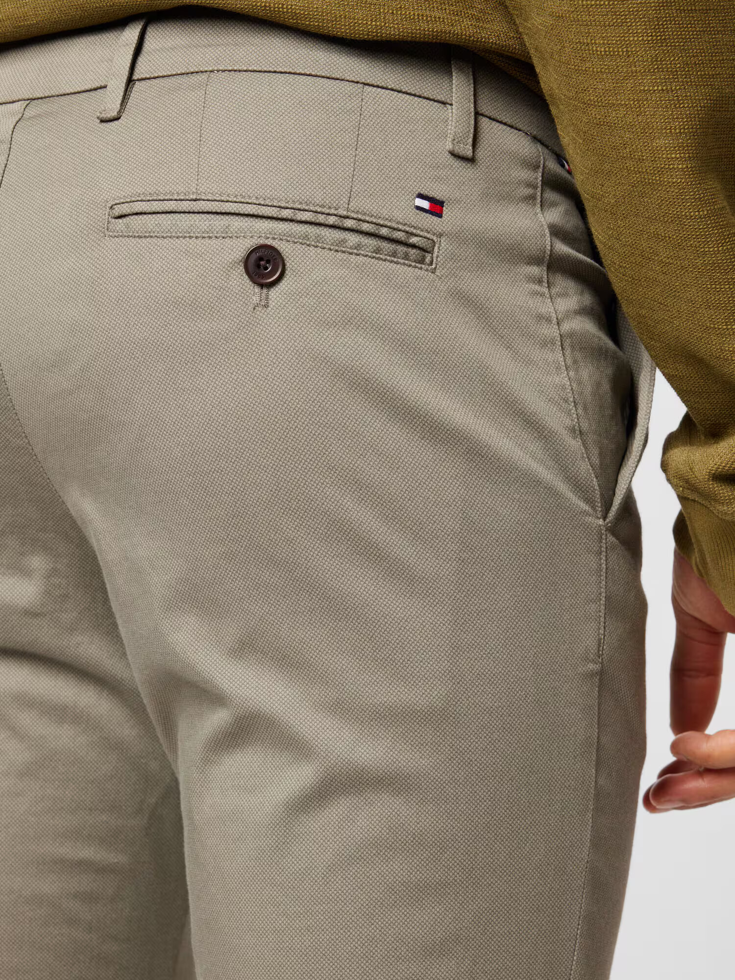 TOMMY HILFIGER Chino hlače 'DENTON' dimno-siva - Pepit.si