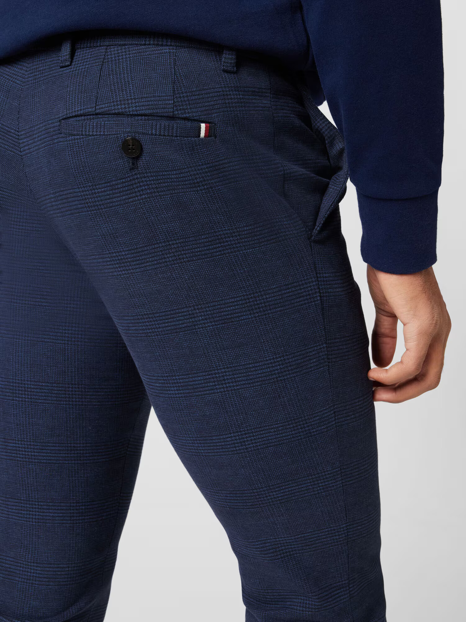 TOMMY HILFIGER Chino hlače 'Denton' golobje modra - Pepit.si