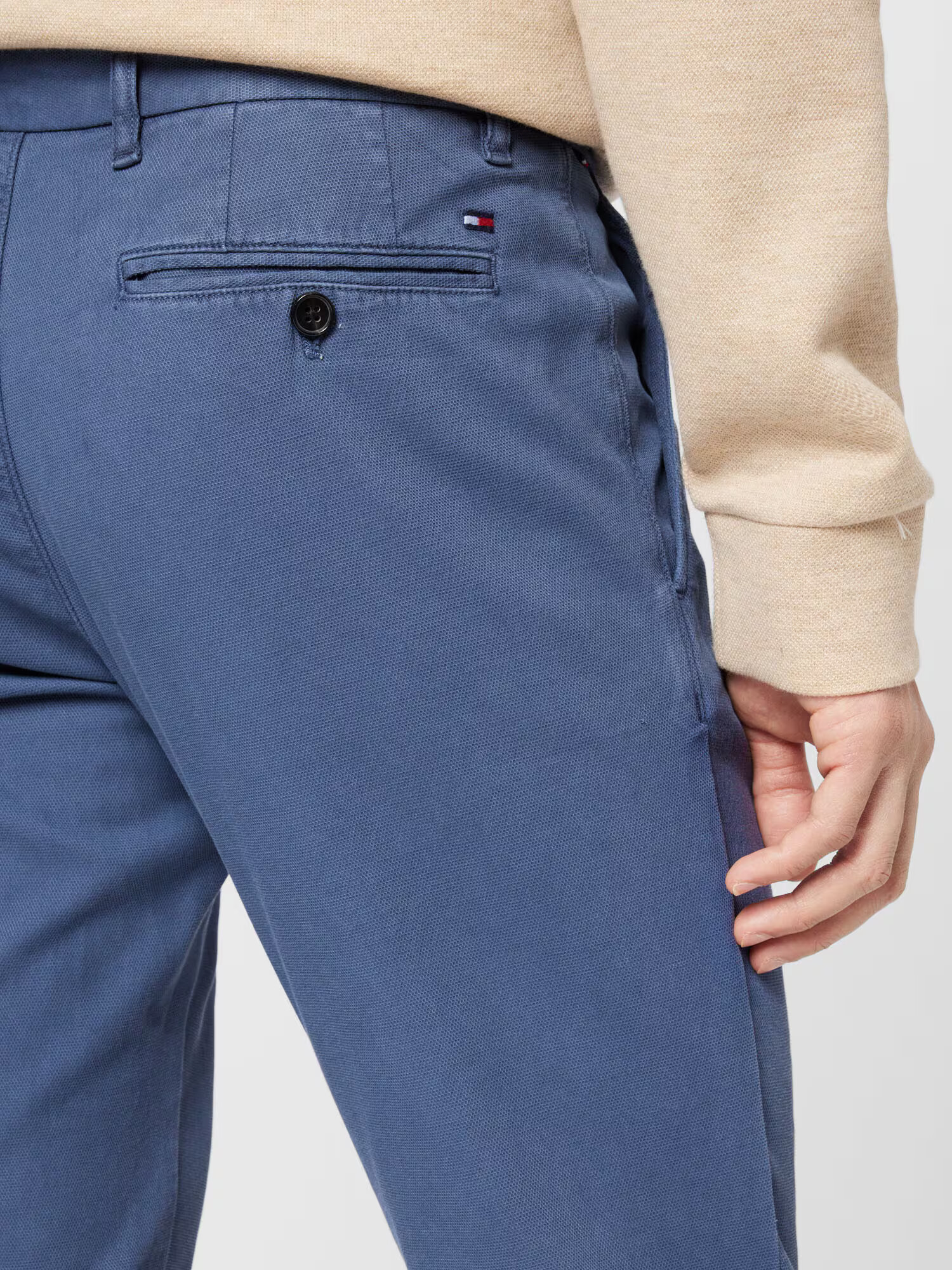 TOMMY HILFIGER Chino hlače 'DENTON' golobje modra - Pepit.si