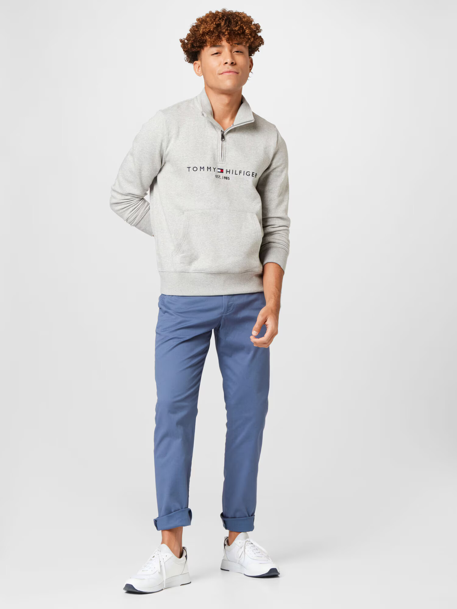 TOMMY HILFIGER Chino hlače 'Denton' indigo - Pepit.si