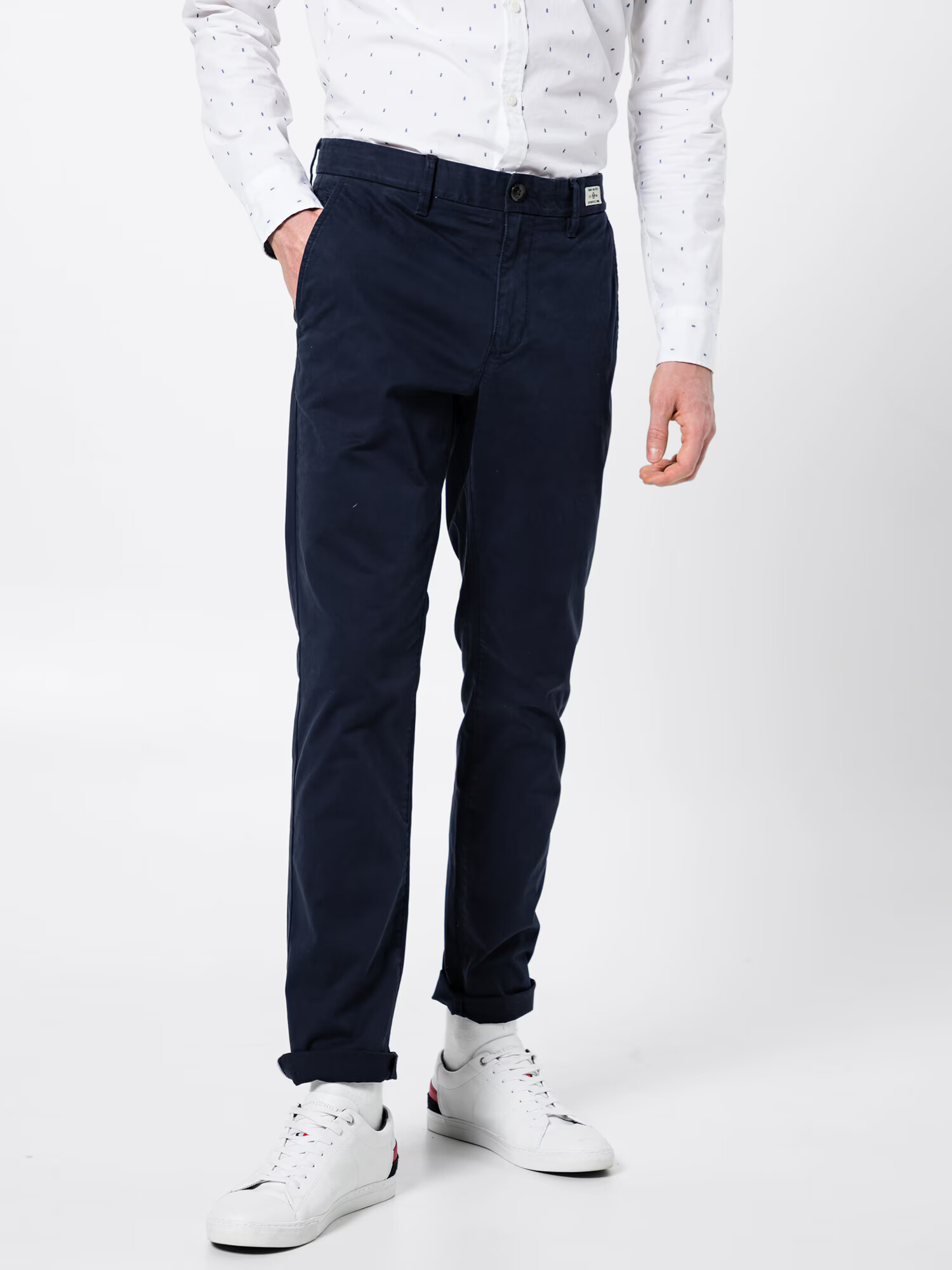 TOMMY HILFIGER Chino hlače 'Denton' temno modra - Pepit.si