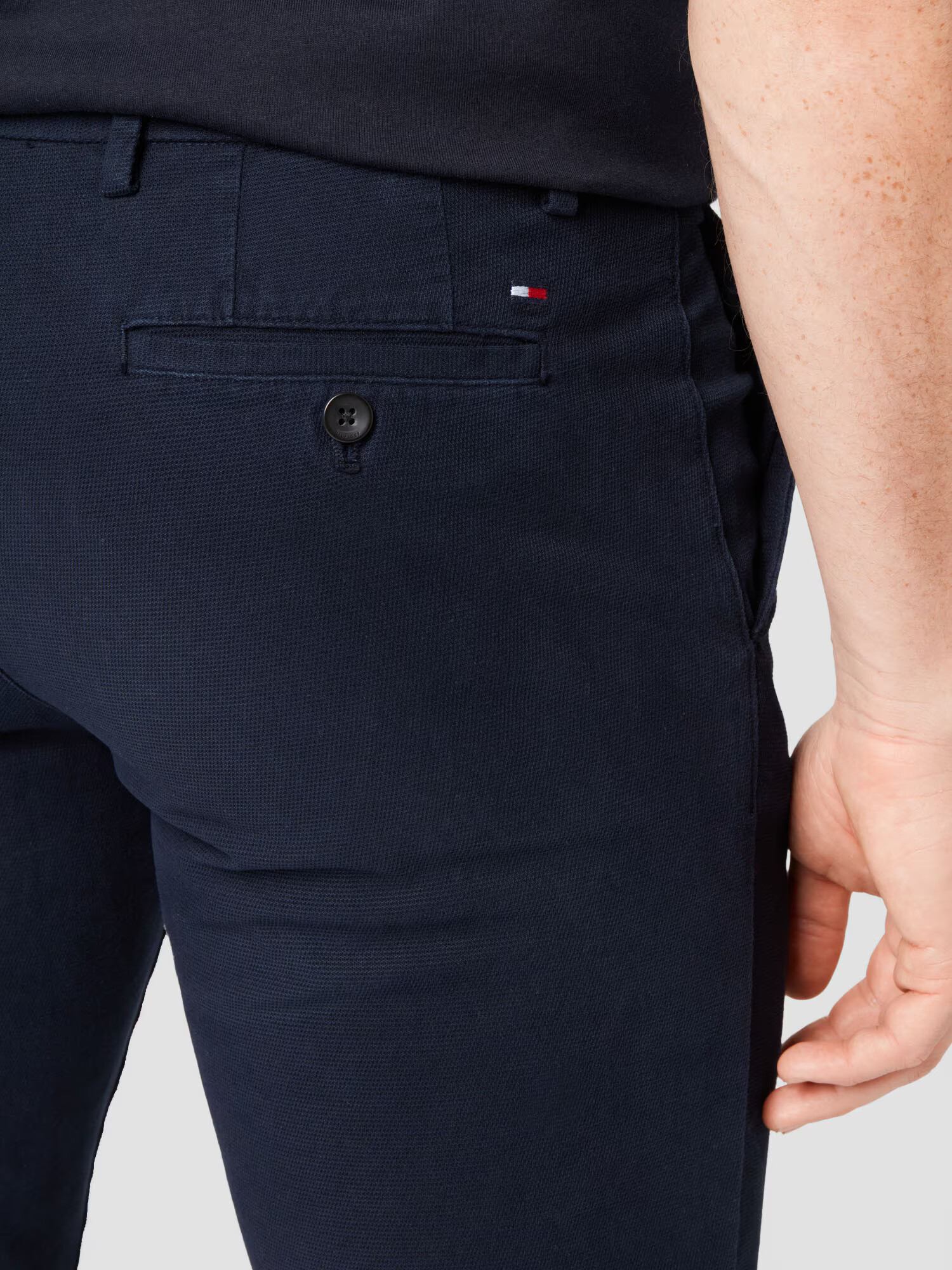 TOMMY HILFIGER Chino hlače 'DENTON' temno modra - Pepit.si