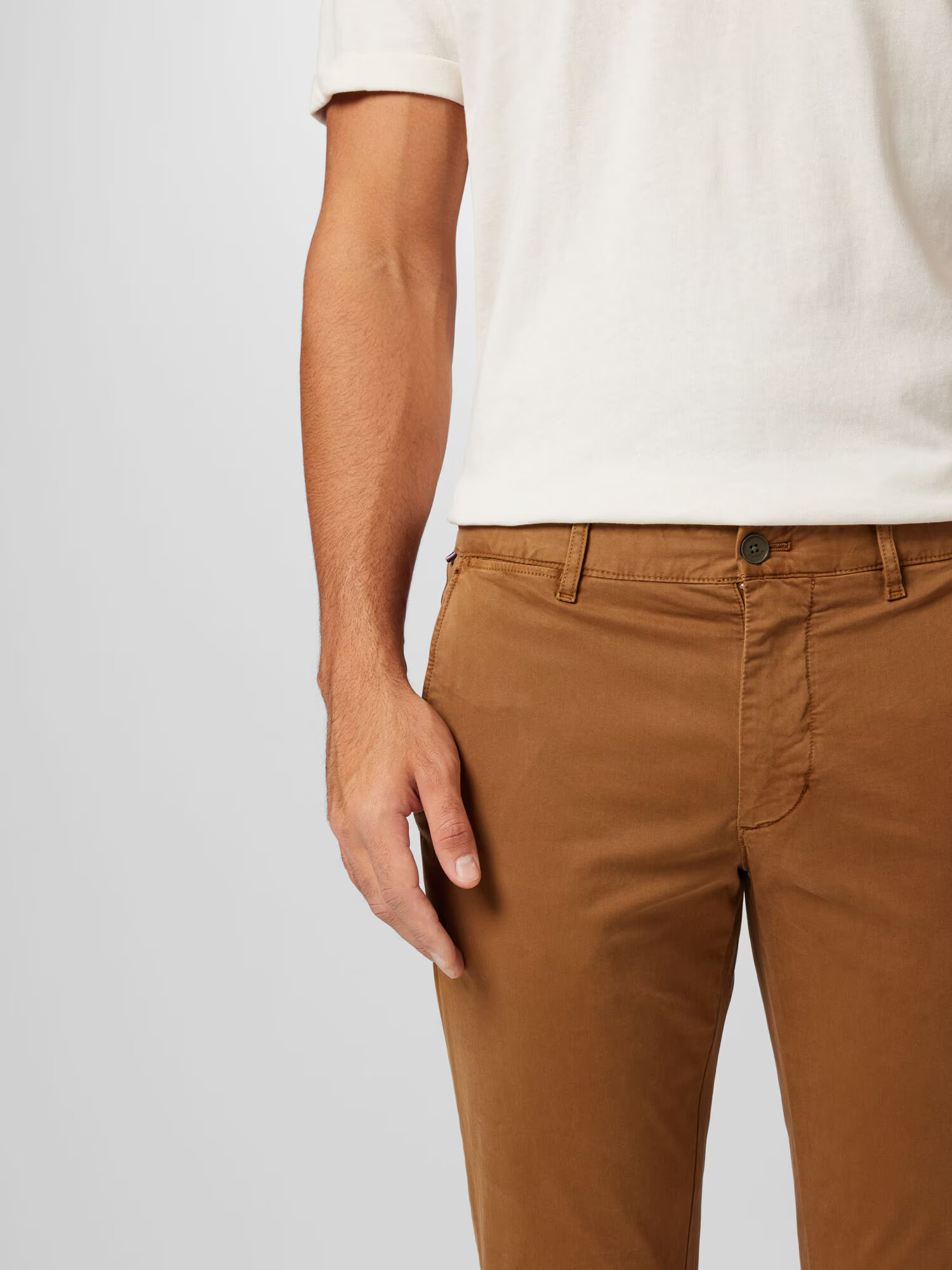 TOMMY HILFIGER Chino hlače karamel - Pepit.si