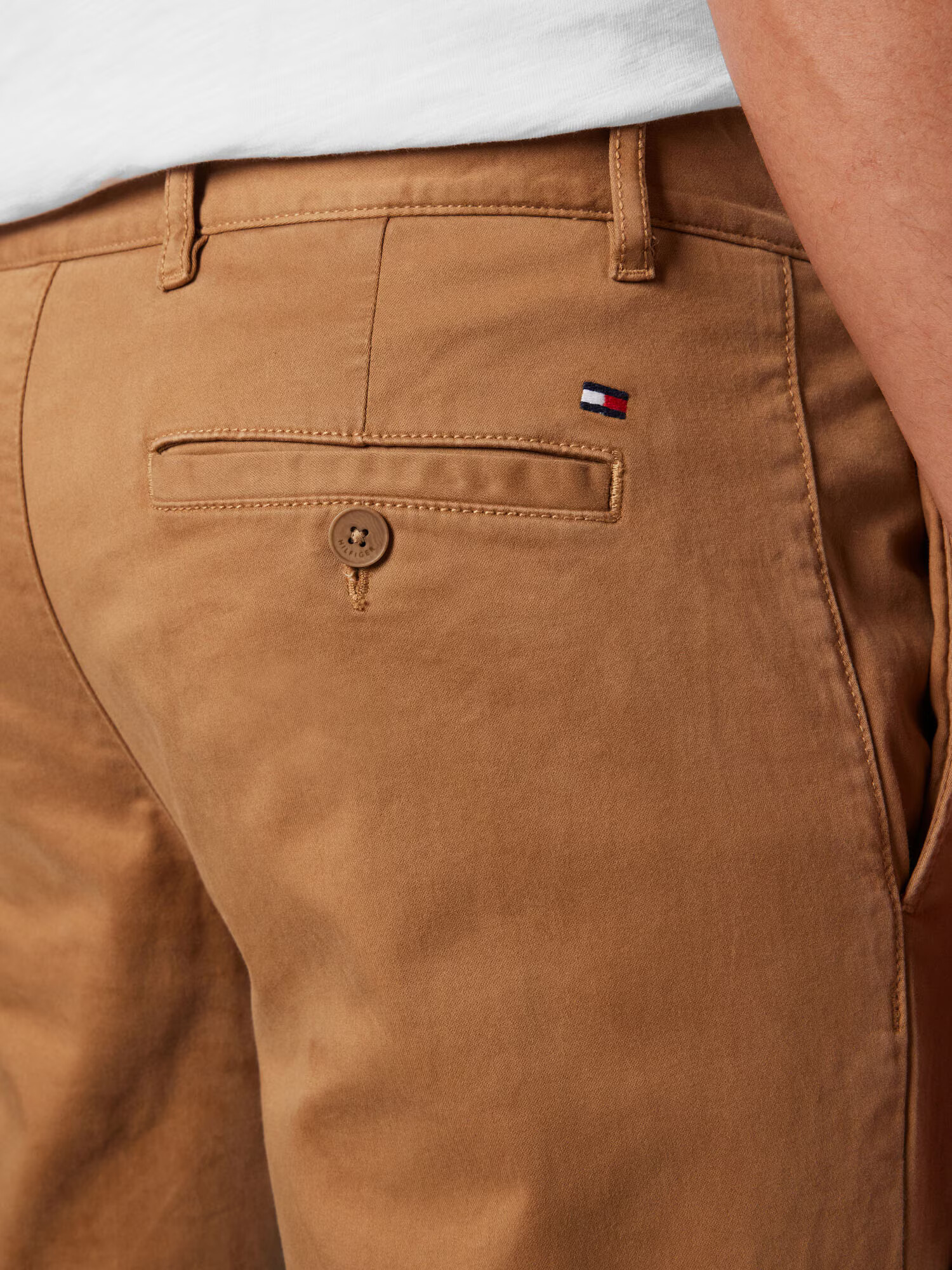 TOMMY HILFIGER Chino hlače konjak - Pepit.si