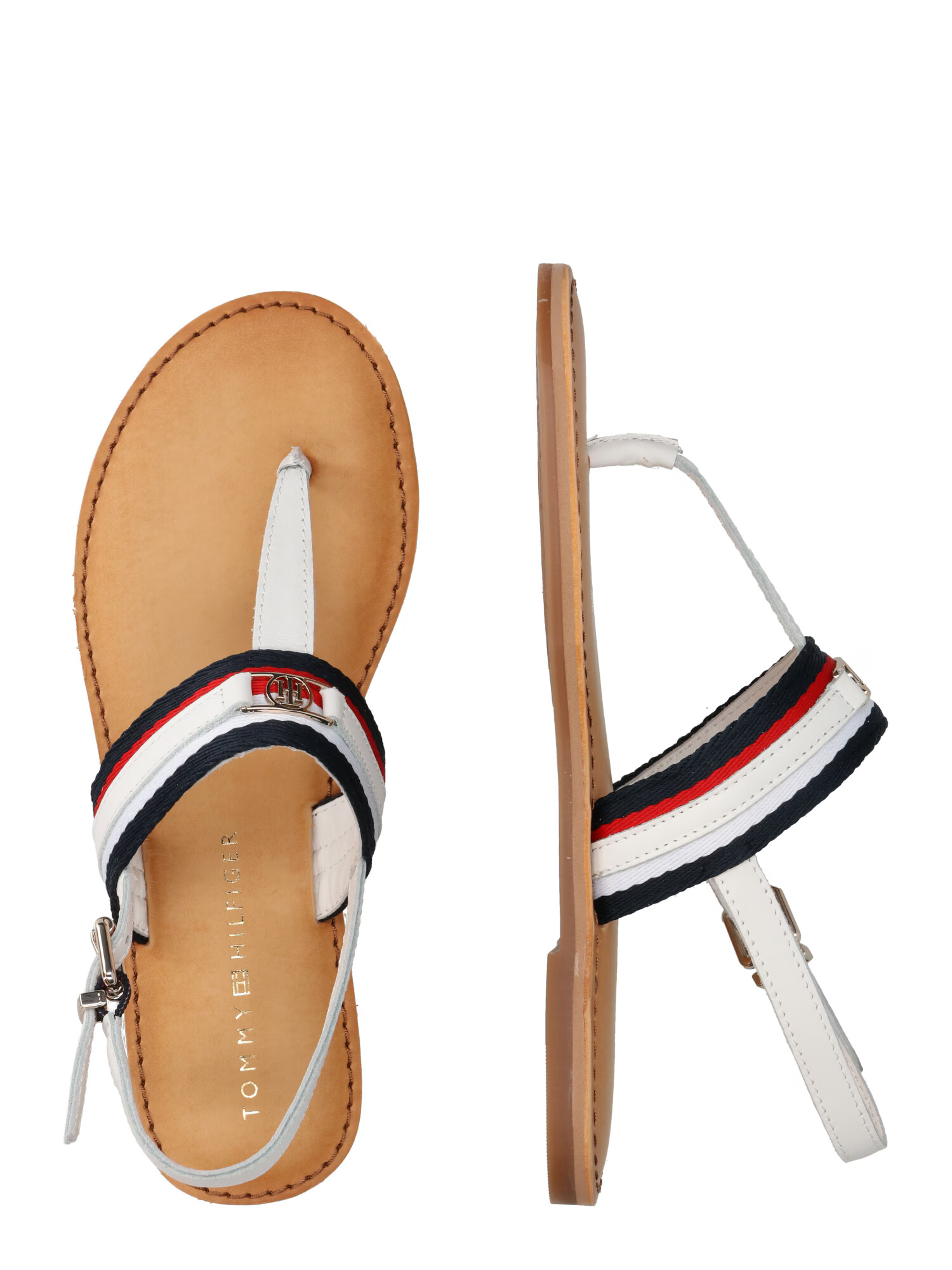 TOMMY HILFIGER Japonke ecru / mornarska / rdeča - Pepit.si