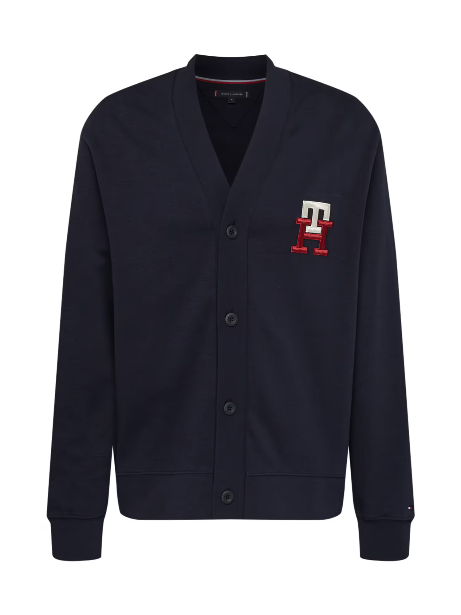 TOMMY HILFIGER Jopa na zadrgo nočno modra / rdeča / bela - Pepit.si