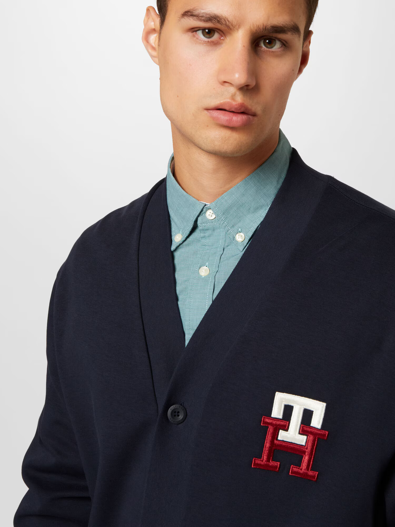 TOMMY HILFIGER Jopa na zadrgo nočno modra / rdeča / bela - Pepit.si