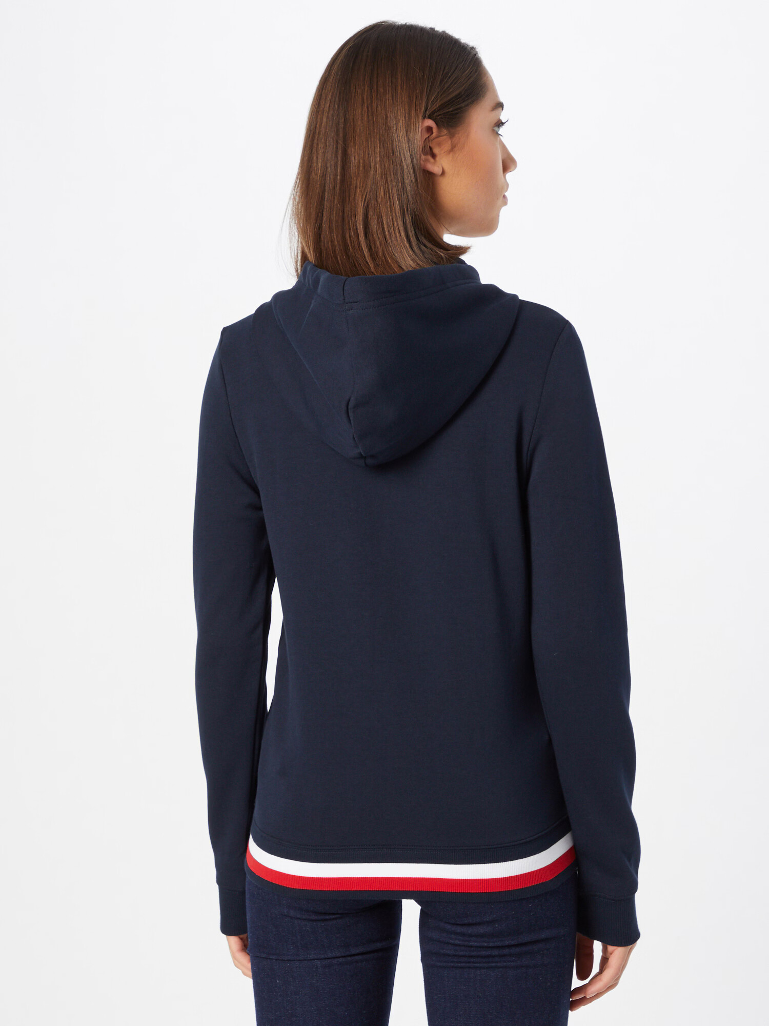 TOMMY HILFIGER Jopa na zadrgo temno modra / rdeča / bela - Pepit.si