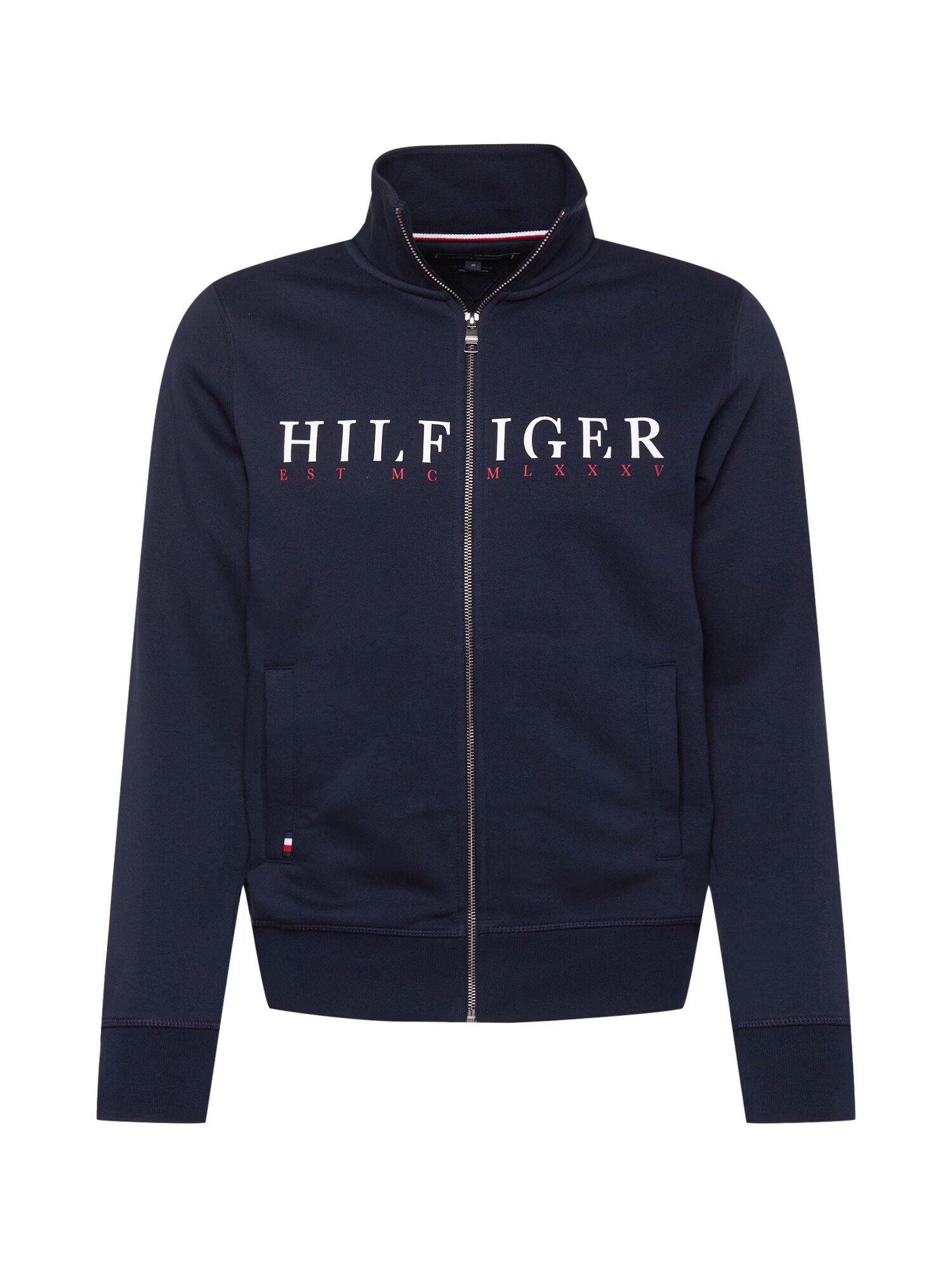 TOMMY HILFIGER Jopa na zadrgo bela / rdeča / marine - Pepit.si