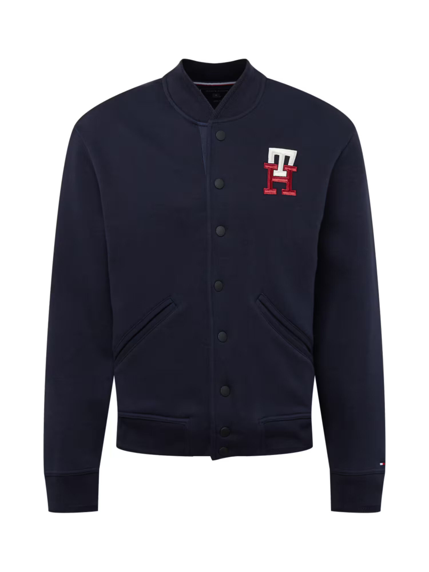 TOMMY HILFIGER Jopa na zadrgo temno modra / rdeča / bela - Pepit.si