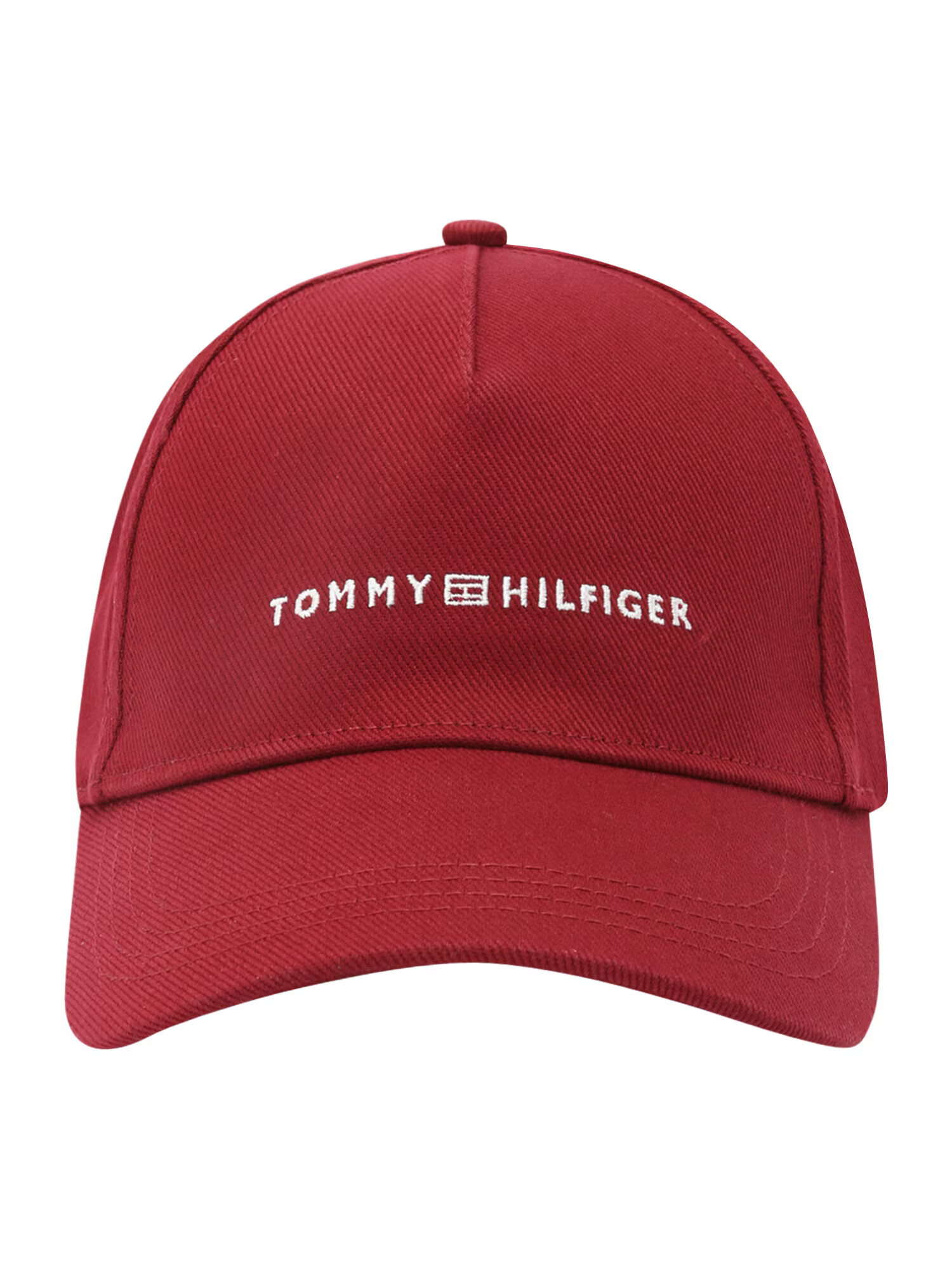 TOMMY HILFIGER Kapa 'HORIZON' temno rdeča / bela - Pepit.si