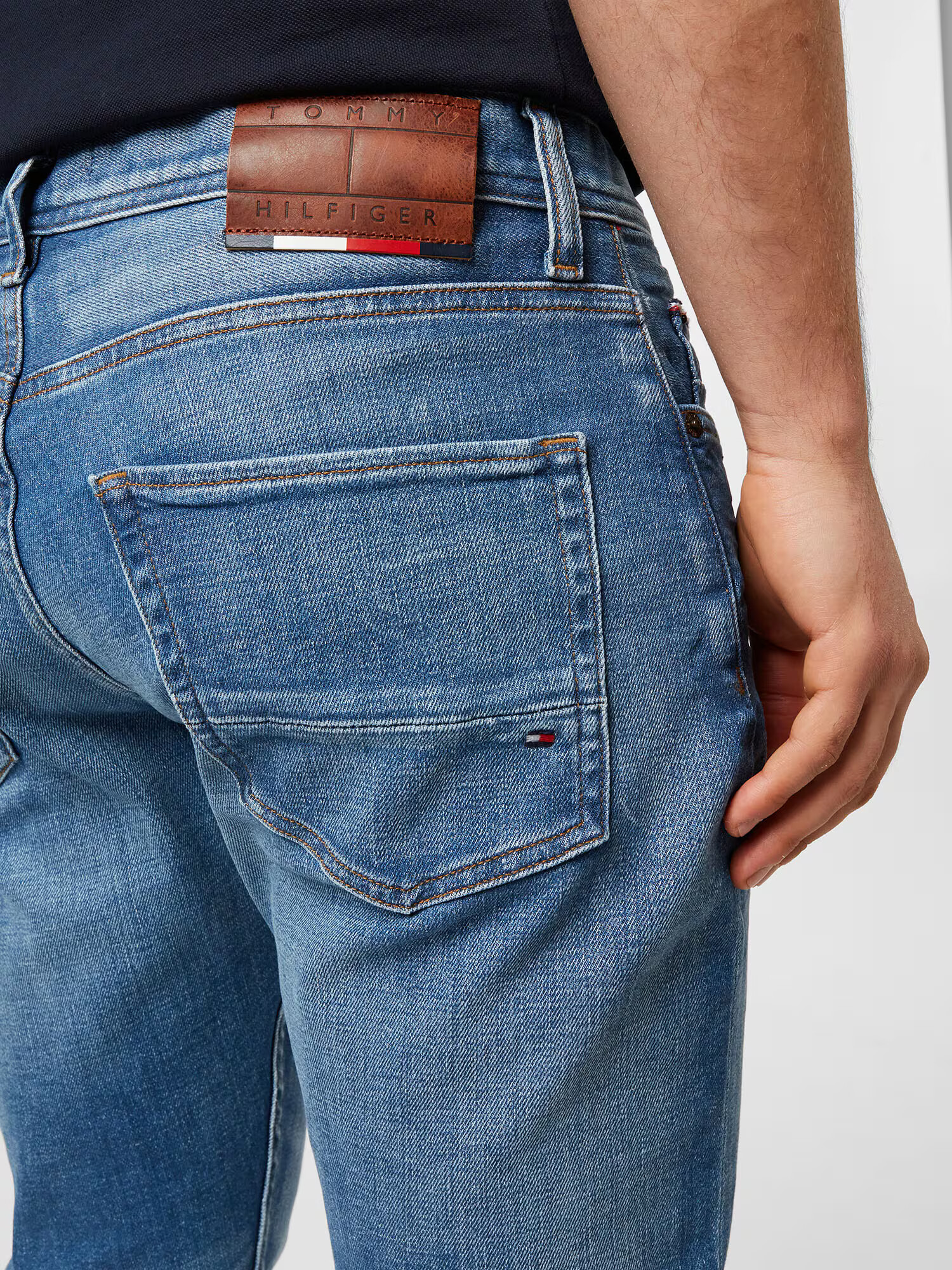 TOMMY HILFIGER Kavbojke 'Houston' moder denim - Pepit.si