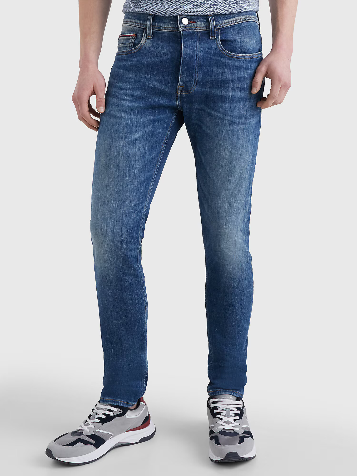 TOMMY HILFIGER Kavbojke 'Houston' moder denim - Pepit.si