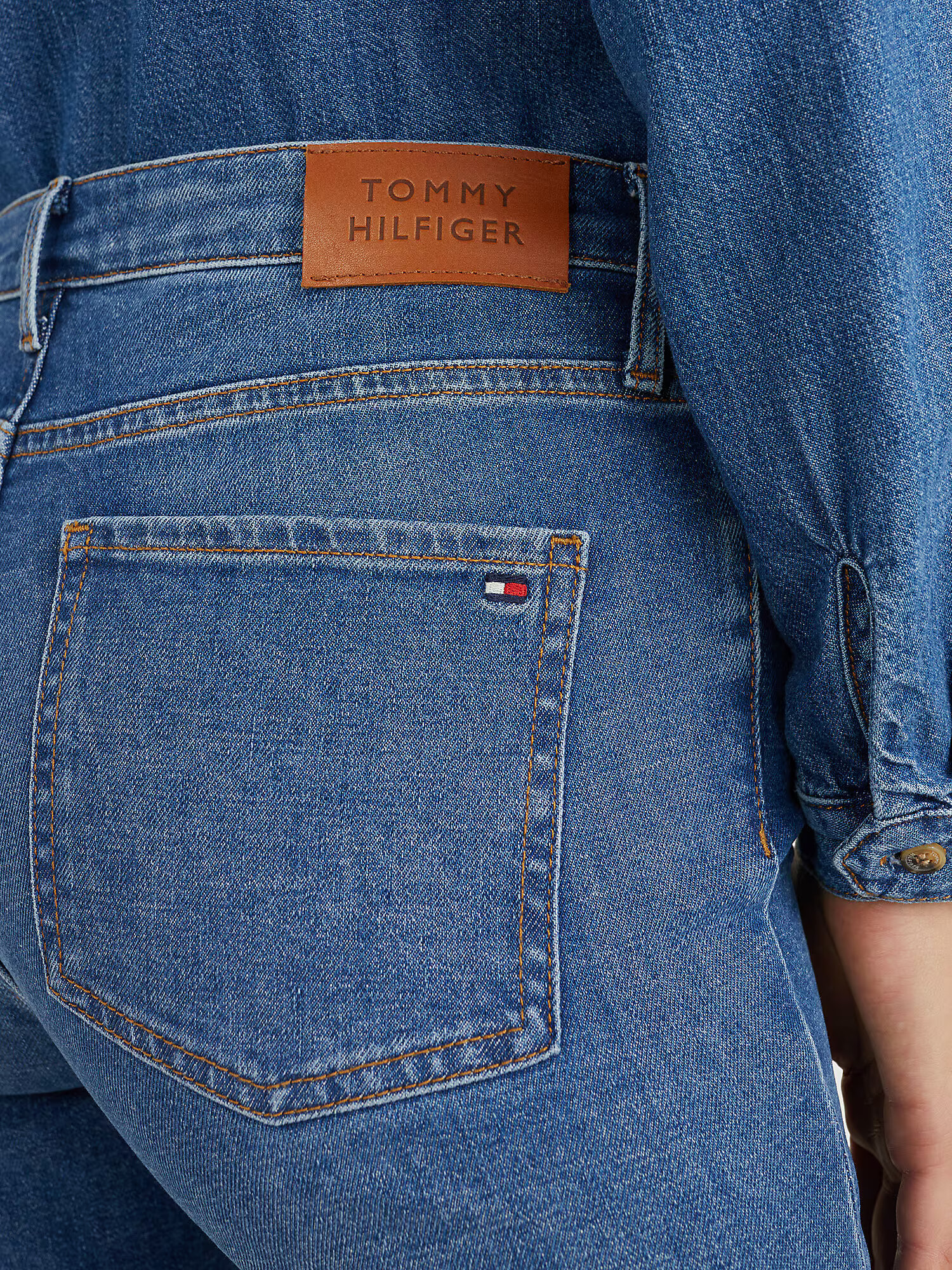 TOMMY HILFIGER Kavbojke moder denim - Pepit.si