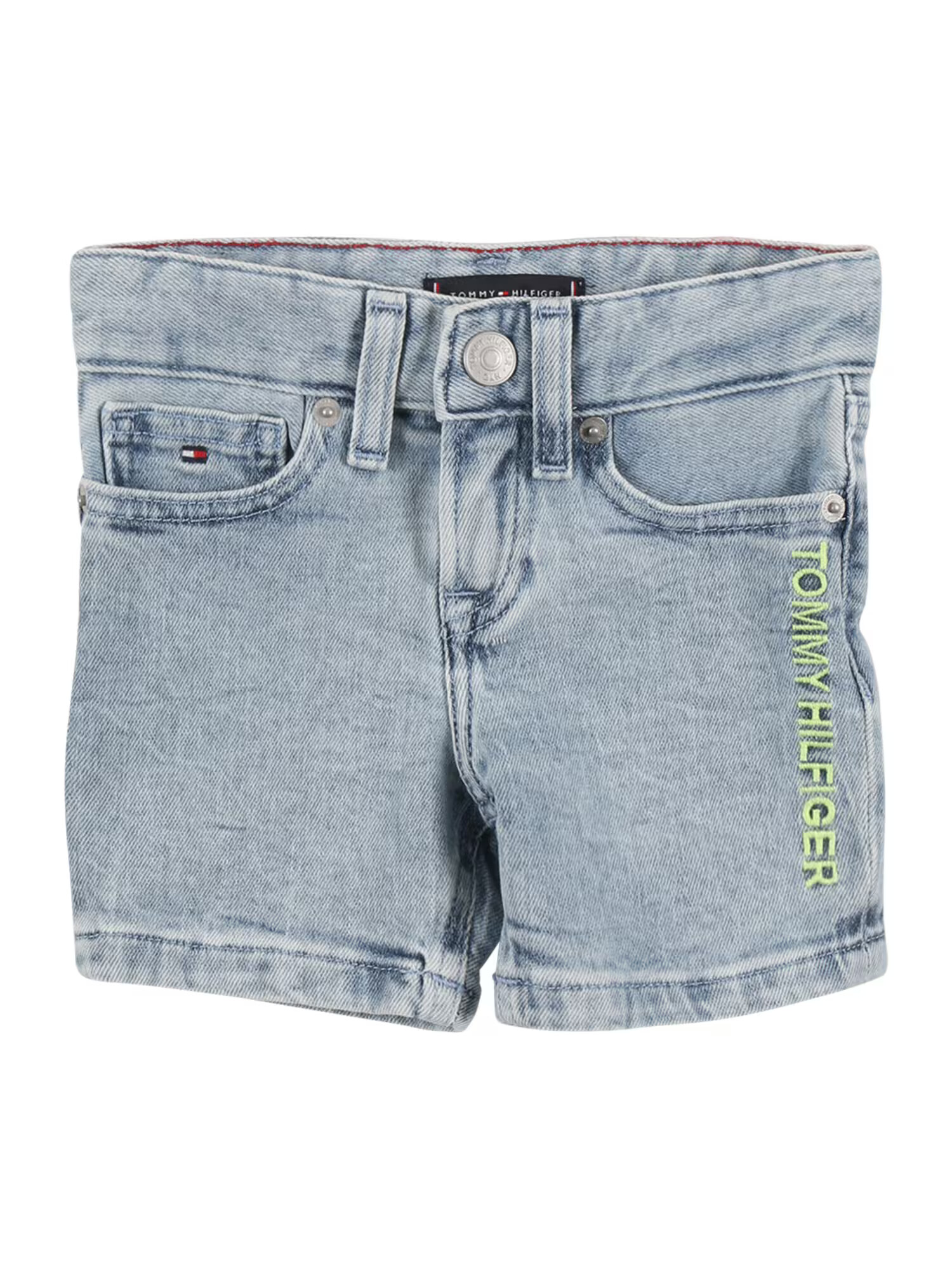 TOMMY HILFIGER Kavbojke 'SPENCER' moder denim / svetlo zelena - Pepit.si