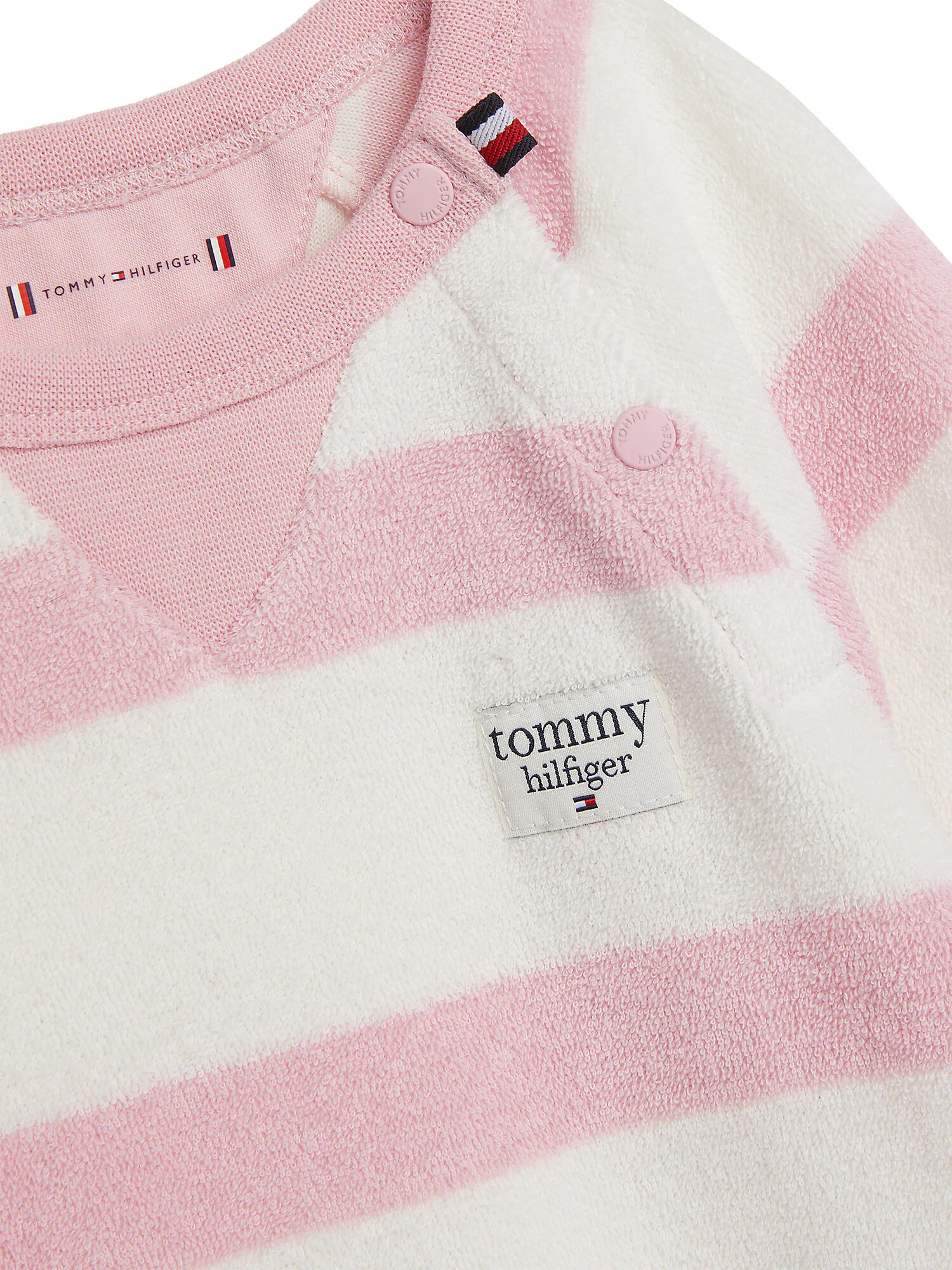 TOMMY HILFIGER Kombinezon roza / off-bela - Pepit.si