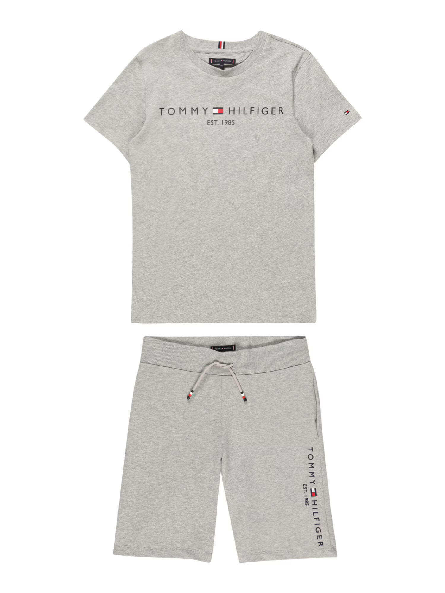 TOMMY HILFIGER Komplet pegasto siva / nočno modra / bela / rdeča - Pepit.si