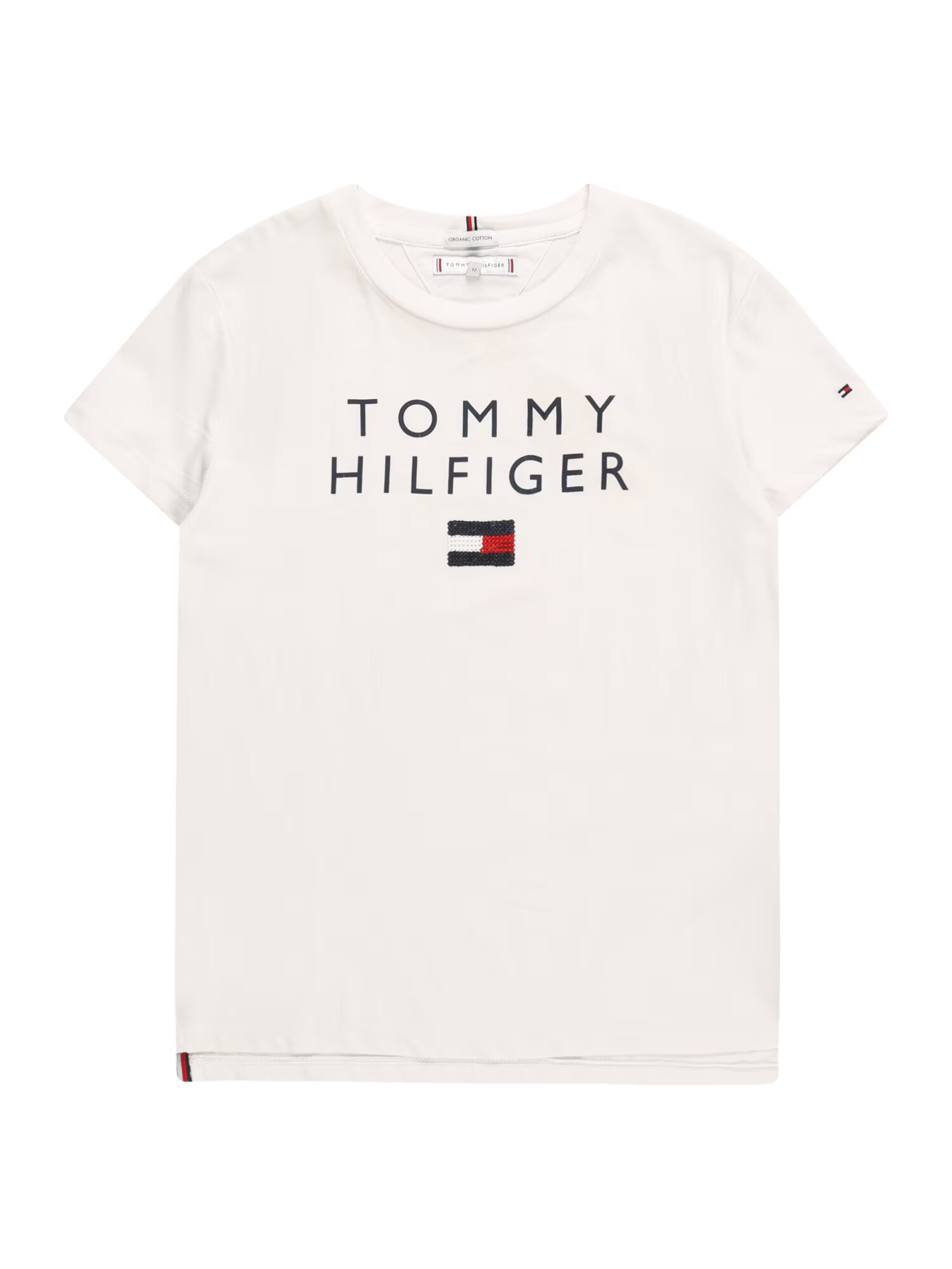 TOMMY HILFIGER Majica mornarska / rdeča / bela - Pepit.si