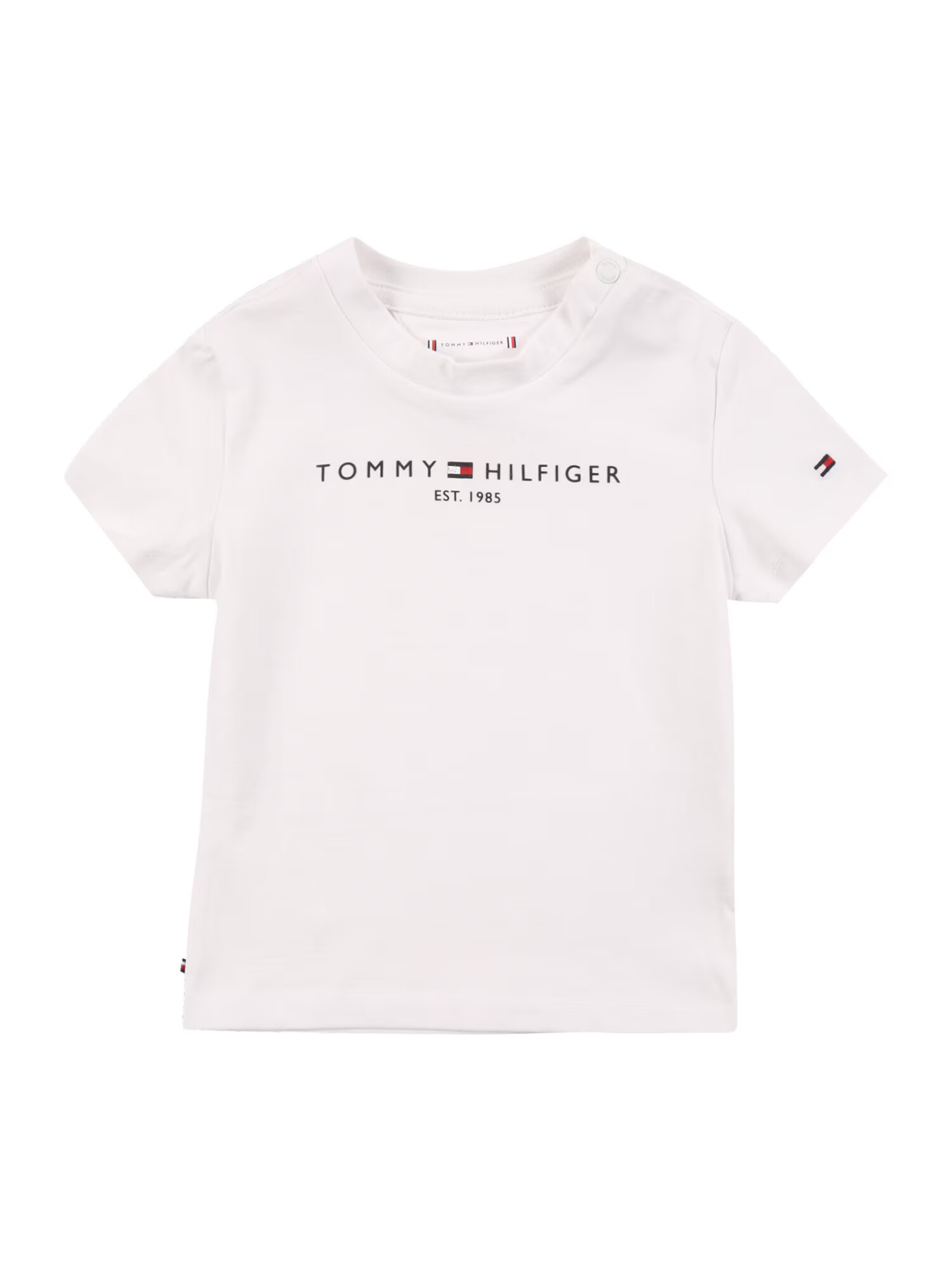 TOMMY HILFIGER Majica bela / mornarska / rdeča - Pepit.si