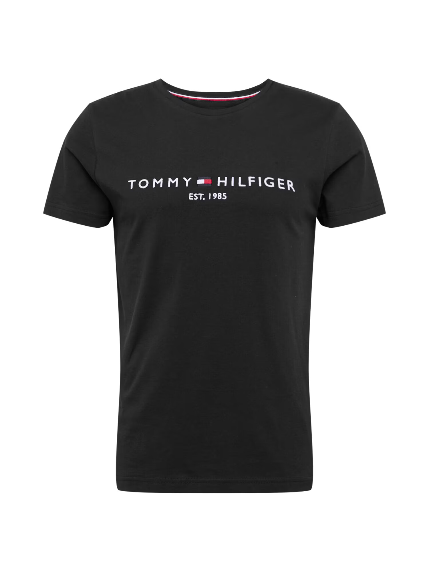 TOMMY HILFIGER Majica mornarska / črna / bela - Pepit.si