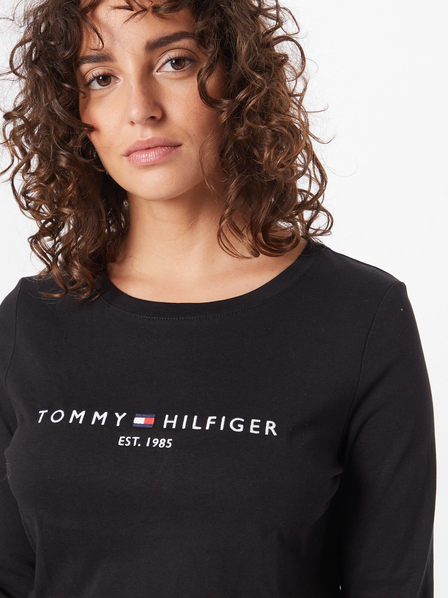 TOMMY HILFIGER Majica rdeča / črna / bela - Pepit.si