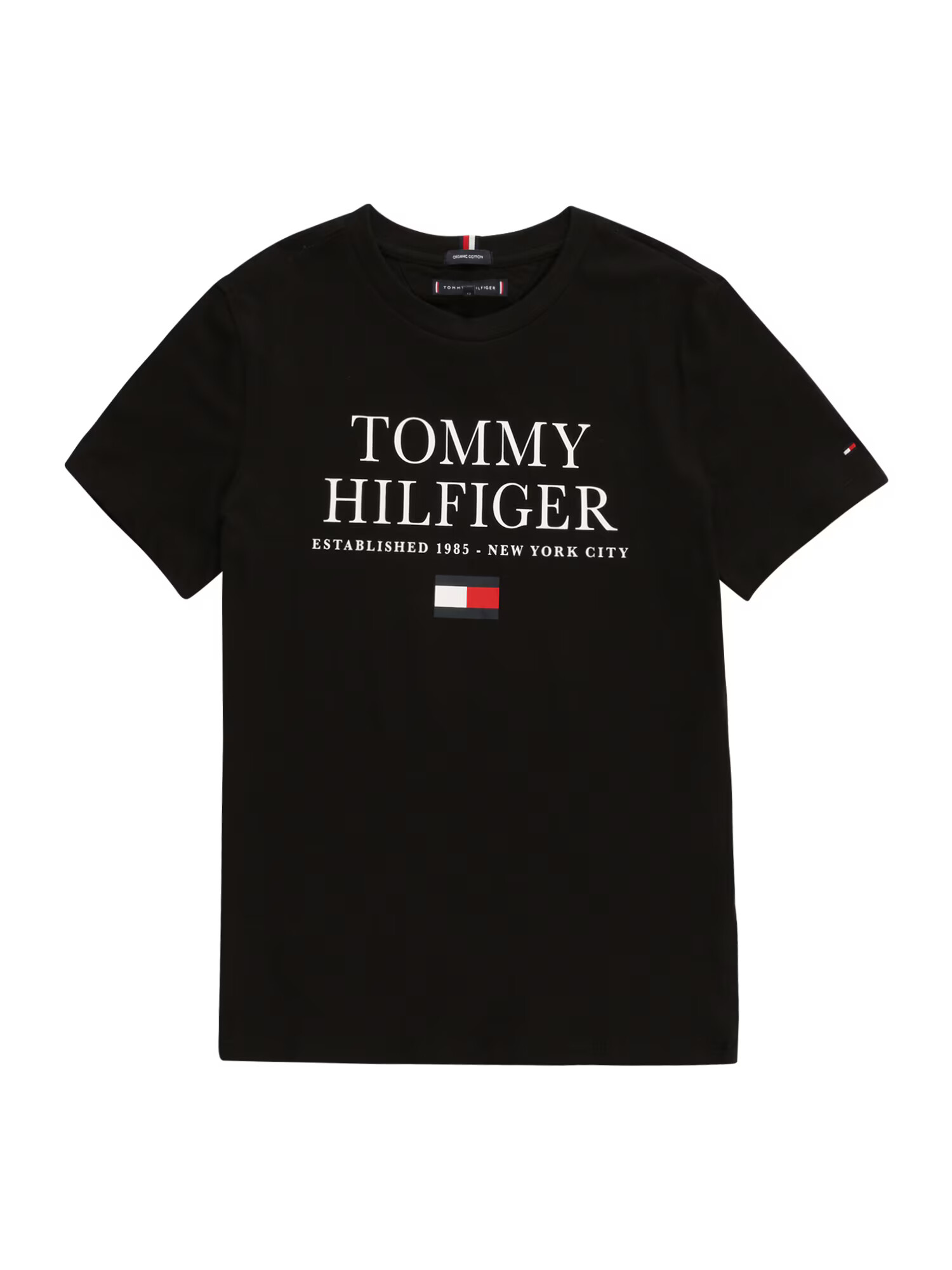 TOMMY HILFIGER Majica mornarska / rdeča / črna / bela - Pepit.si