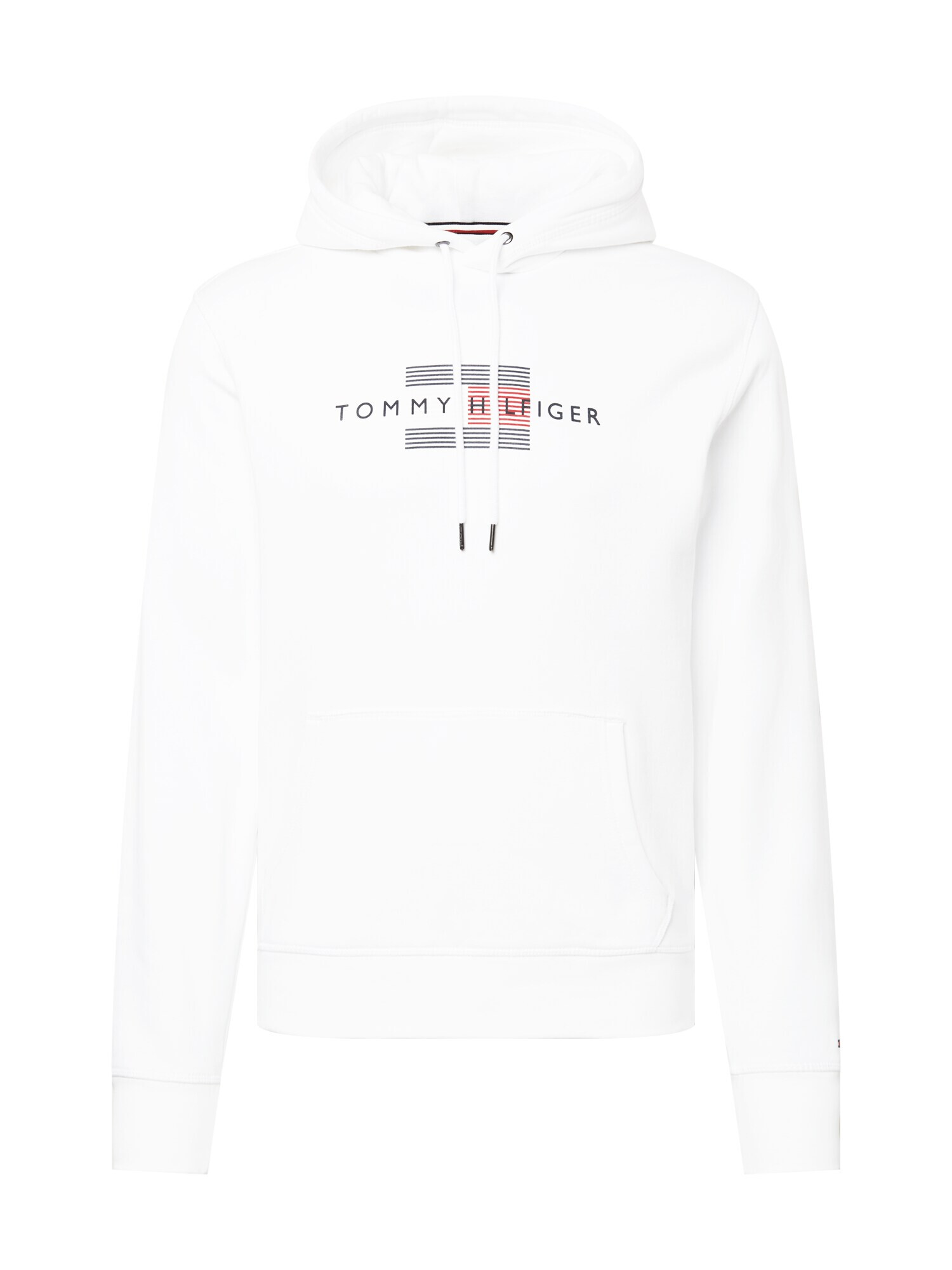 TOMMY HILFIGER Majica rdeča / črna / bela - Pepit.si