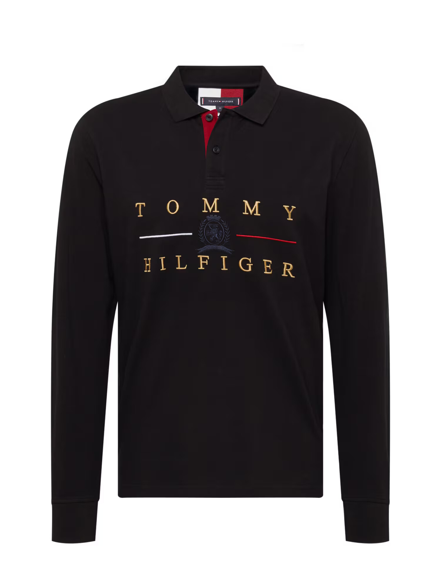 TOMMY HILFIGER Majica zlata / rdeča / črna / bela - Pepit.si