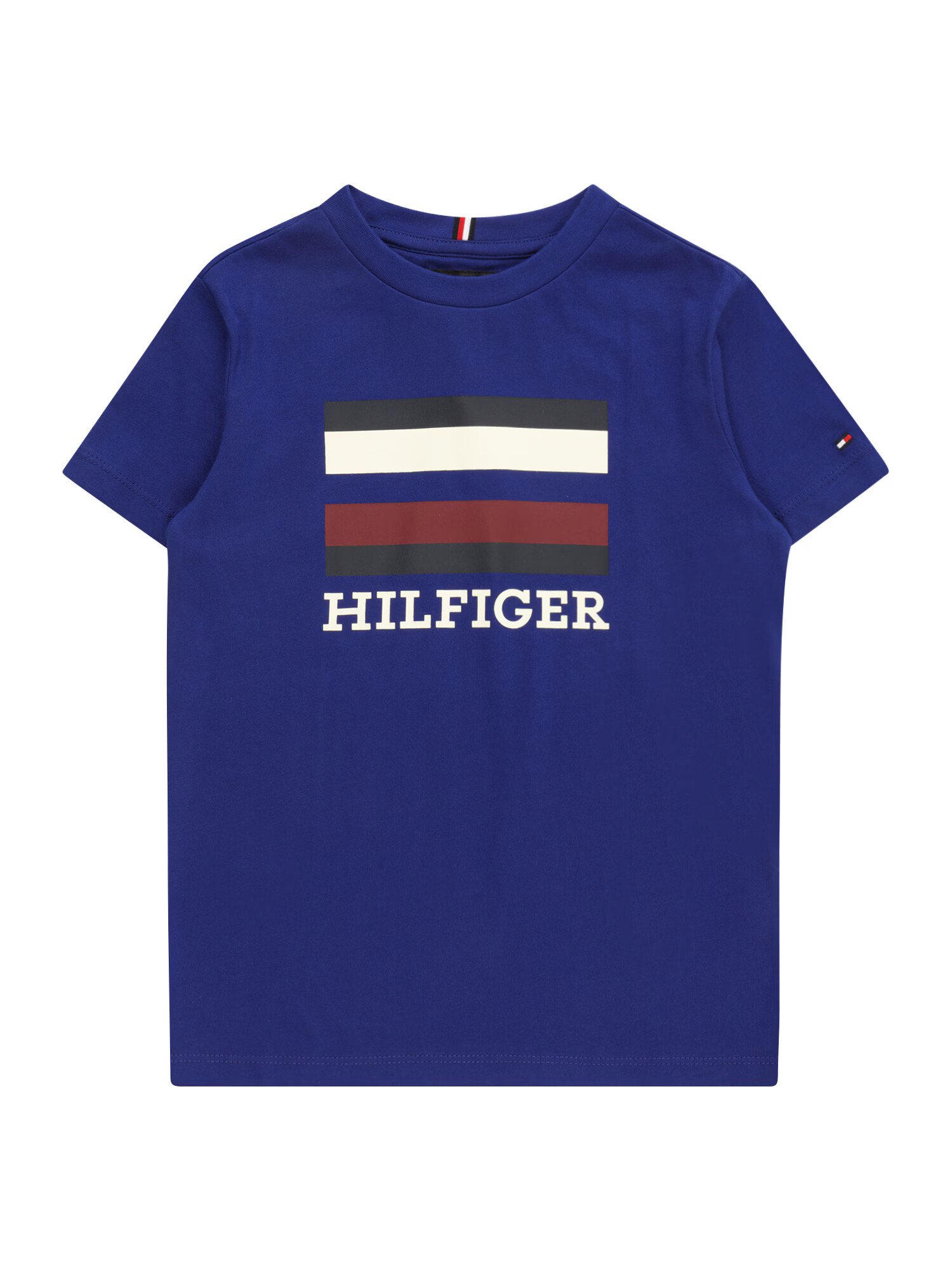 TOMMY HILFIGER Majica ultra mornarsko modra / temno rdeča / črna / bela - Pepit.si